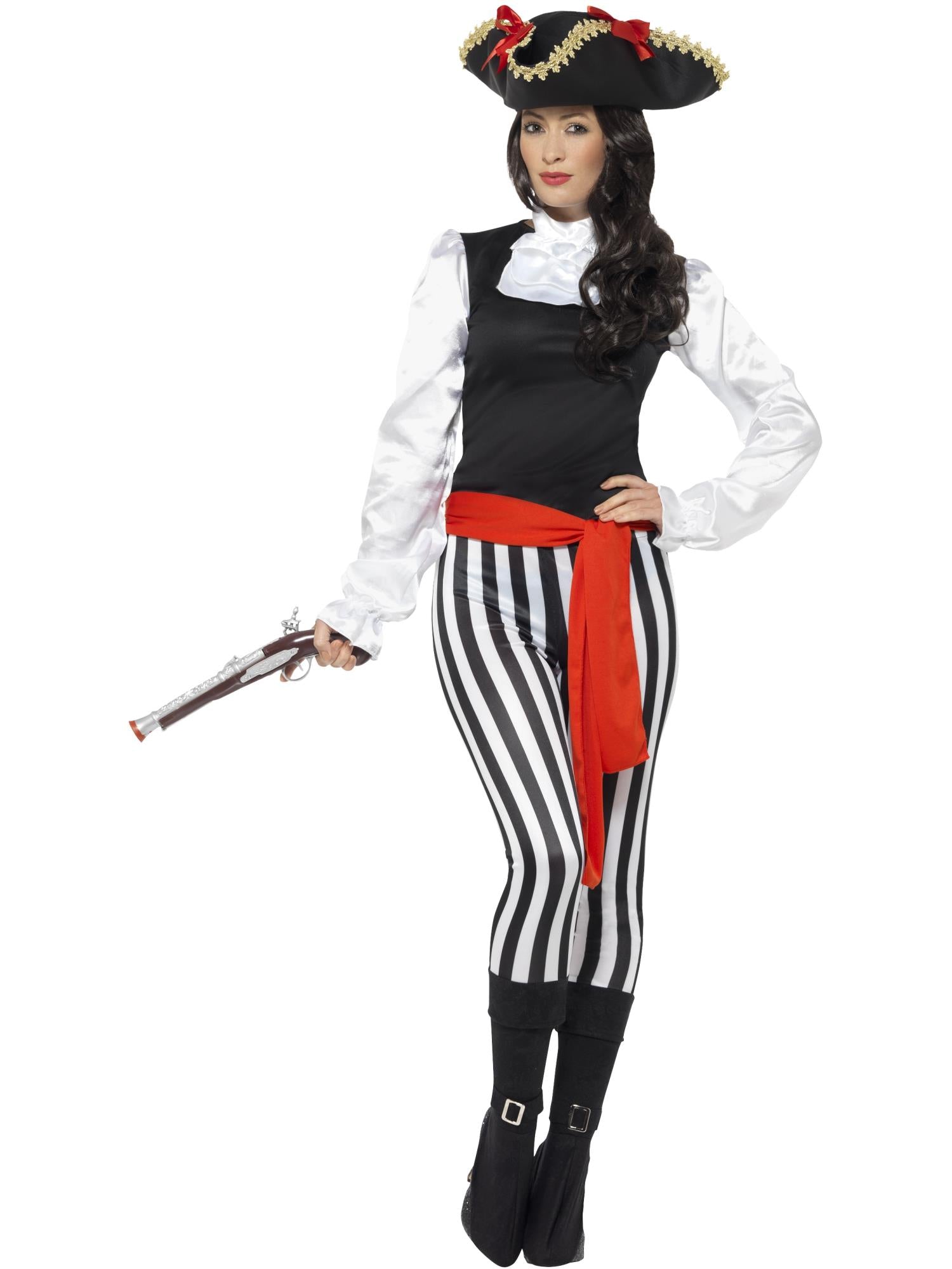 Smiffys Pirate Lady Costume, with Top - 25561