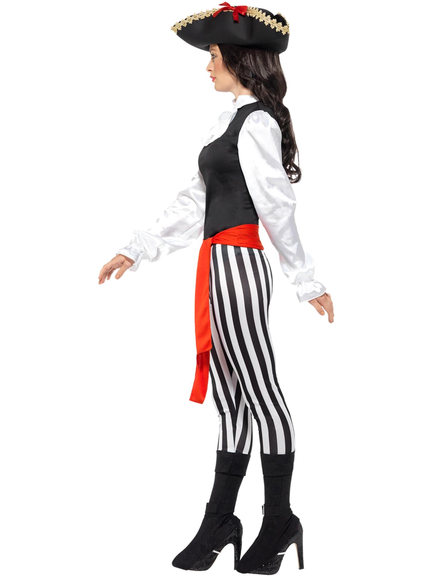 Smiffys Pirate Lady Costume, with Top - 25561