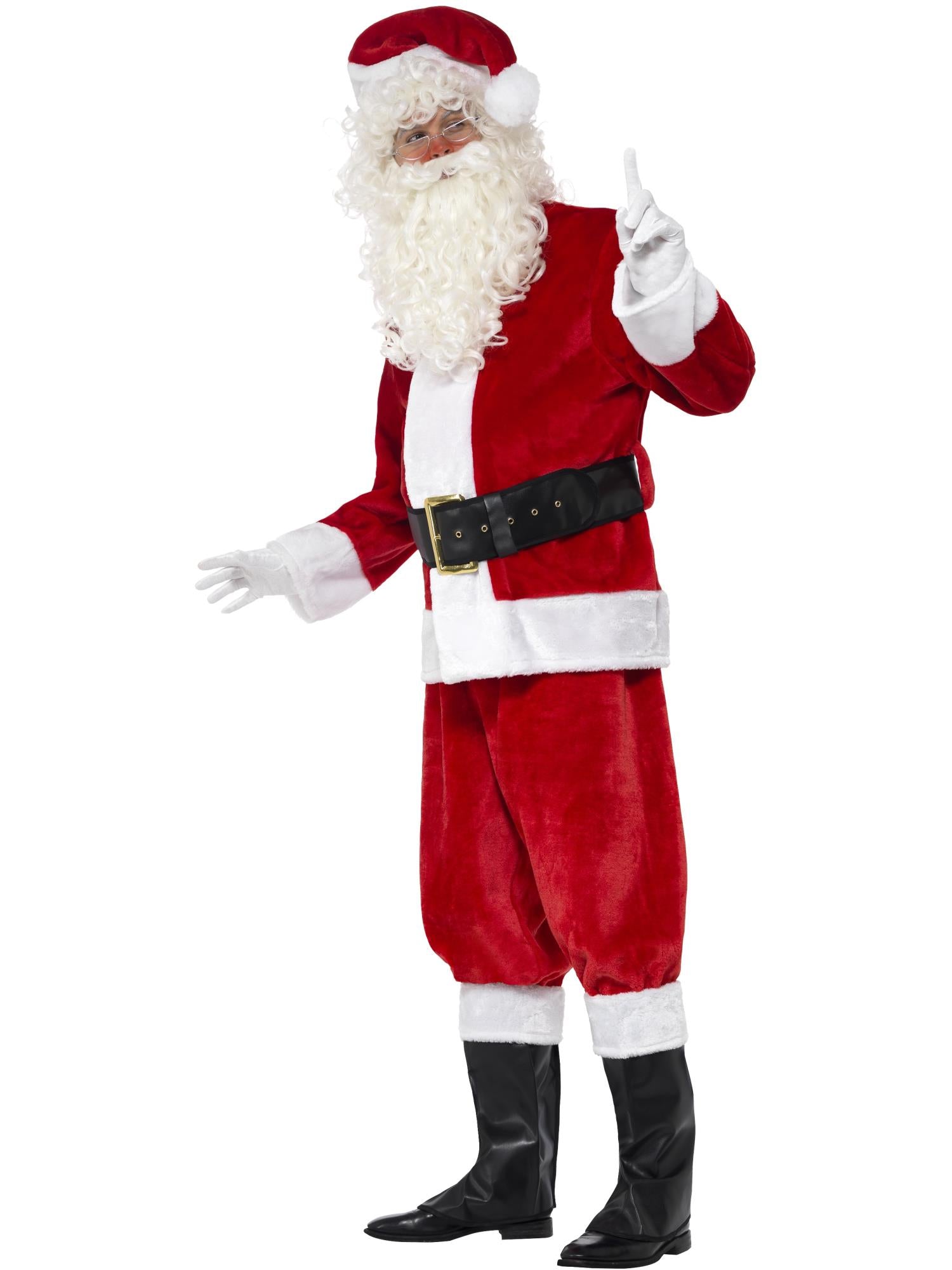 Smiffys Deluxe Santa Costume & Hat - 25963