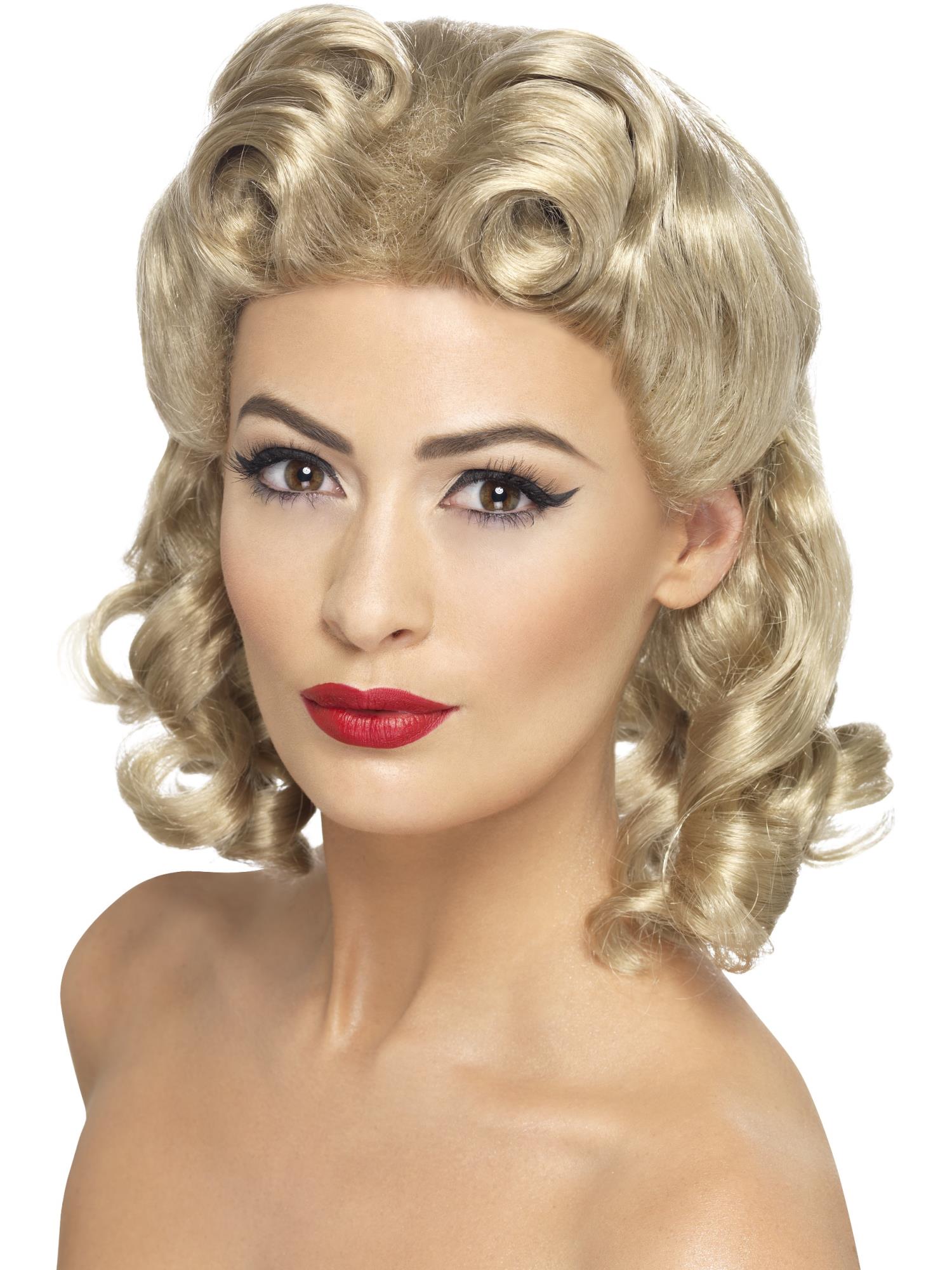 1940s Sweetheart Wig, Blonde