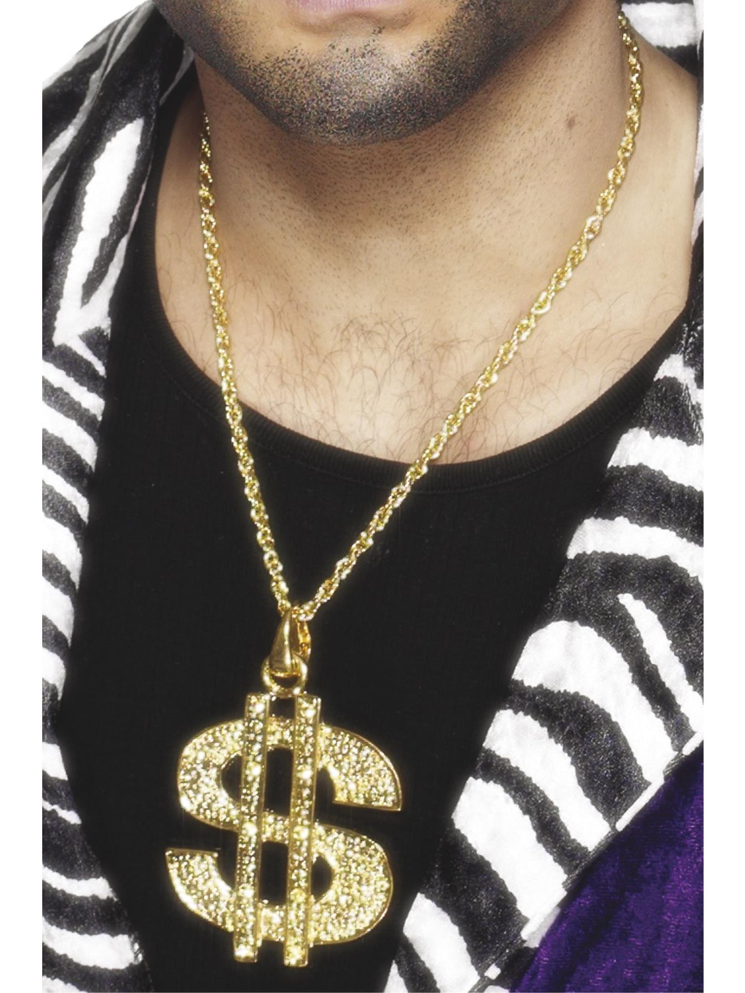 Medallion Dollar Sign Gold metal