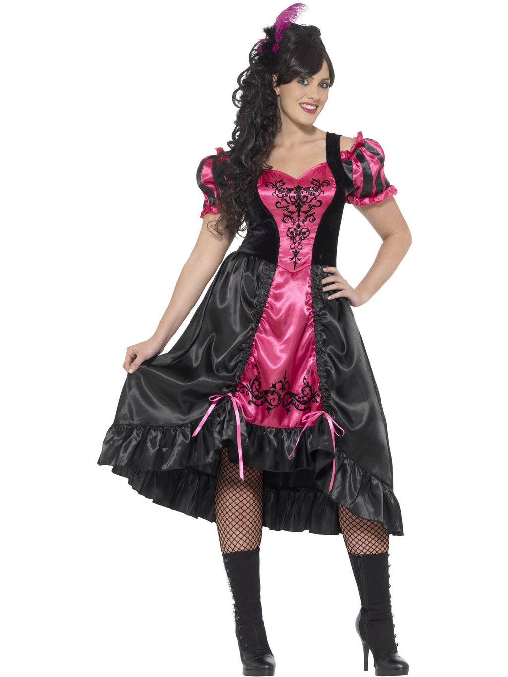 Smiffys Curves Sassy Saloon Costume - 26529