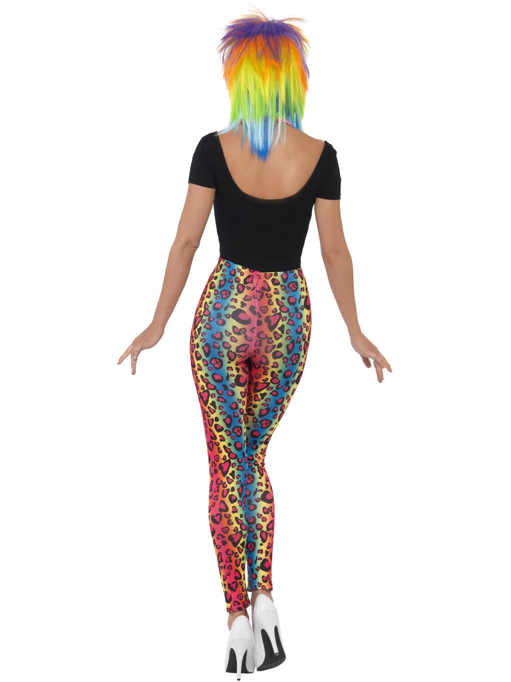 Leopard Print Leggings, Neon Colours