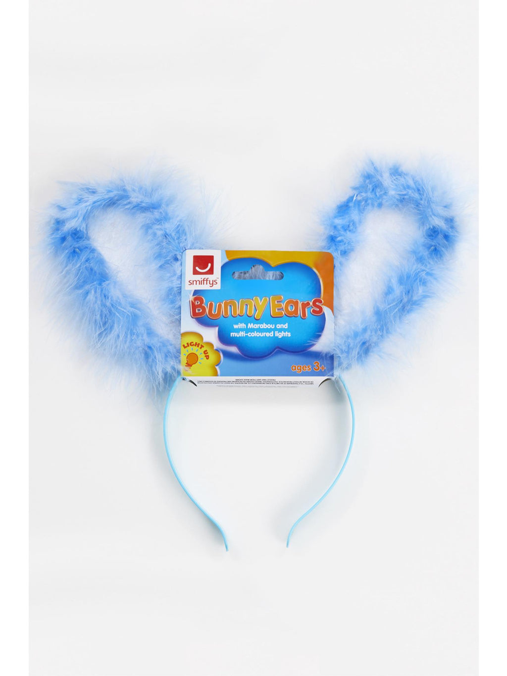 Smiffys Bunny Ears, Blue - 26906
