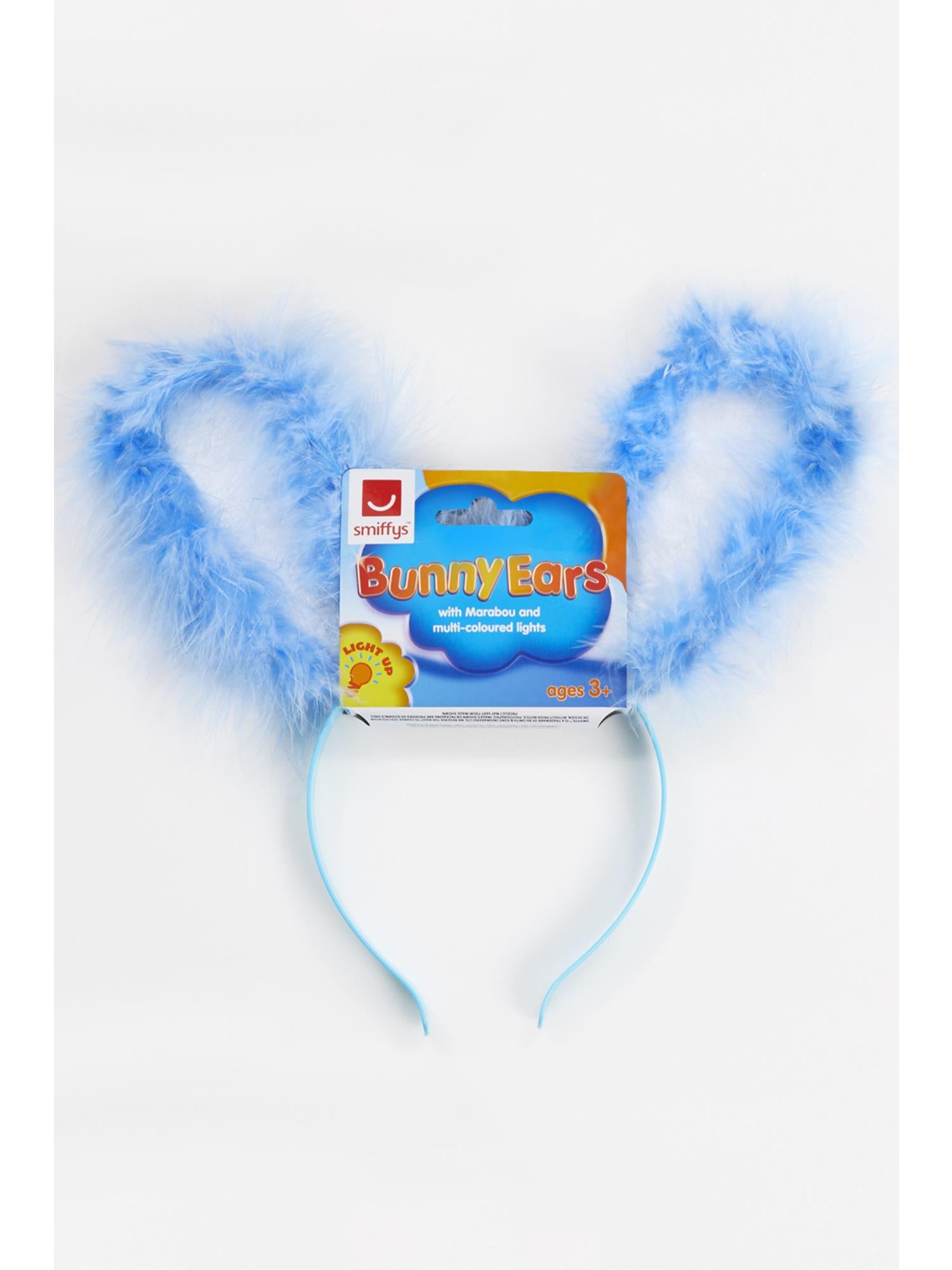 Smiffys Bunny Ears, Blue - 26906