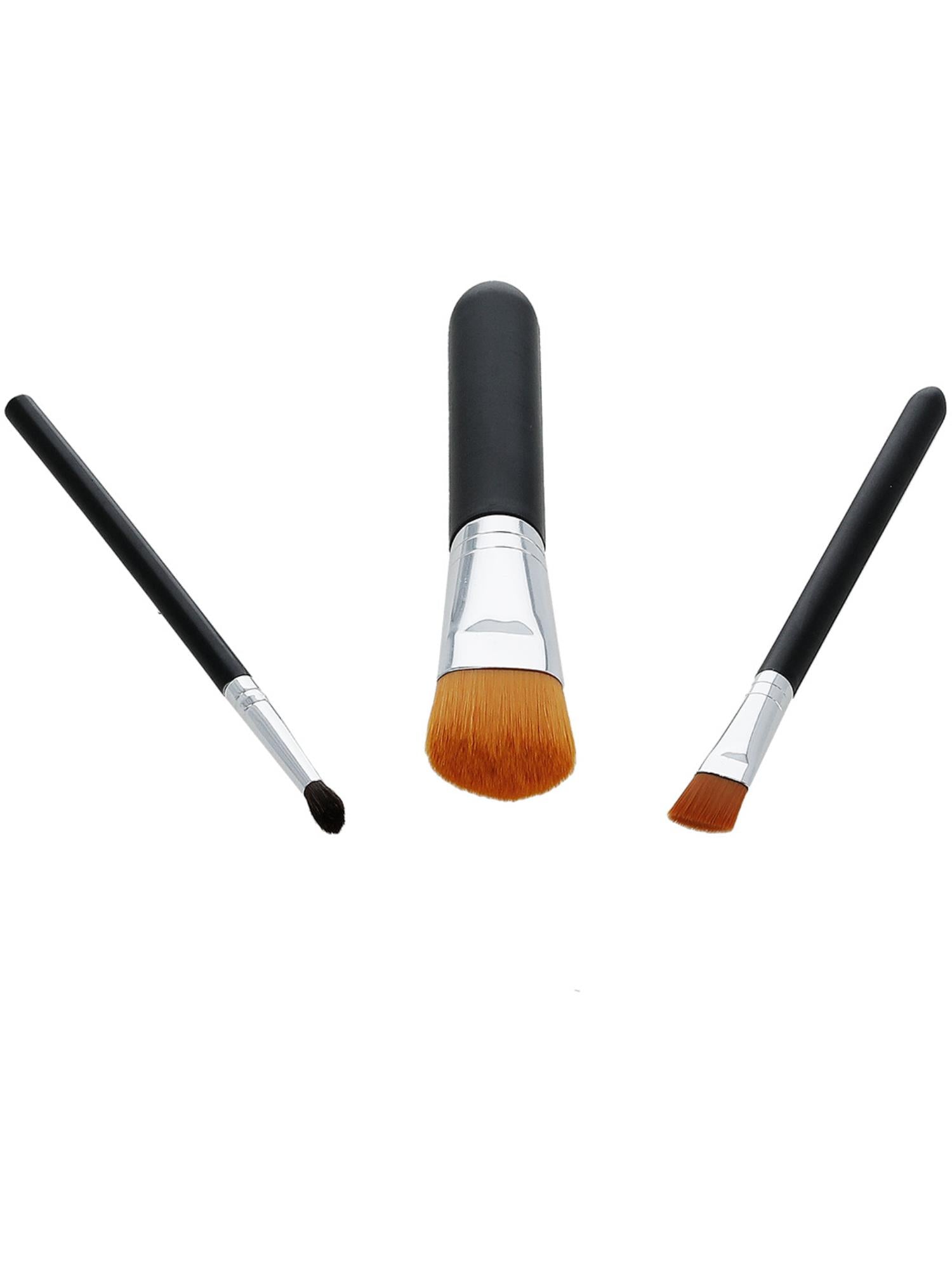 Smiffys Cosmetic Brush Set, Pack of 3 - 27604