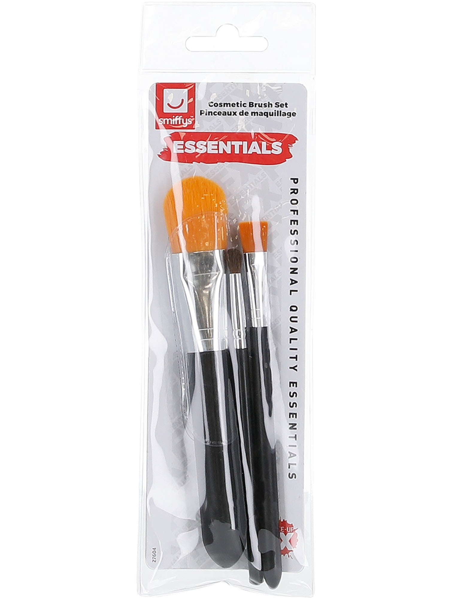 Smiffys Cosmetic Brush Set, Pack of 3 - 27604
