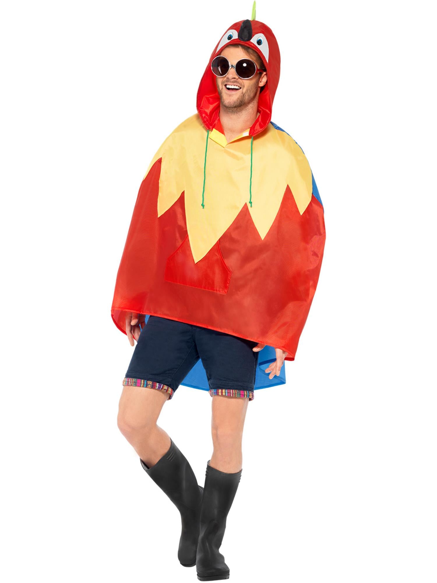 Smiffys Parrot Party Poncho - 27611