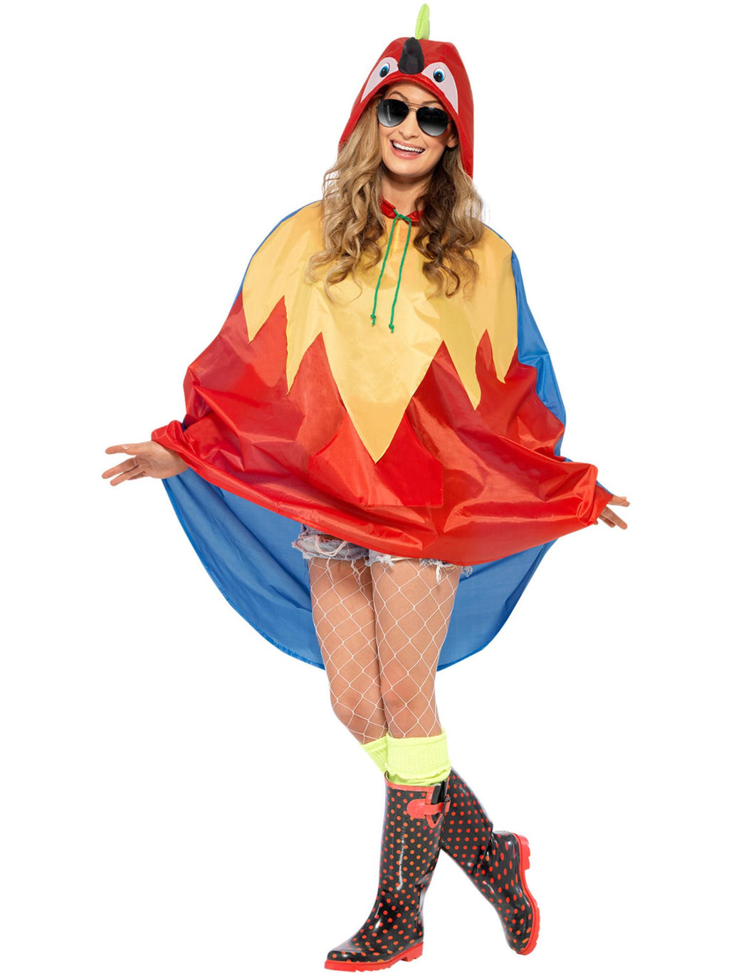 Smiffys Parrot Party Poncho - 27611