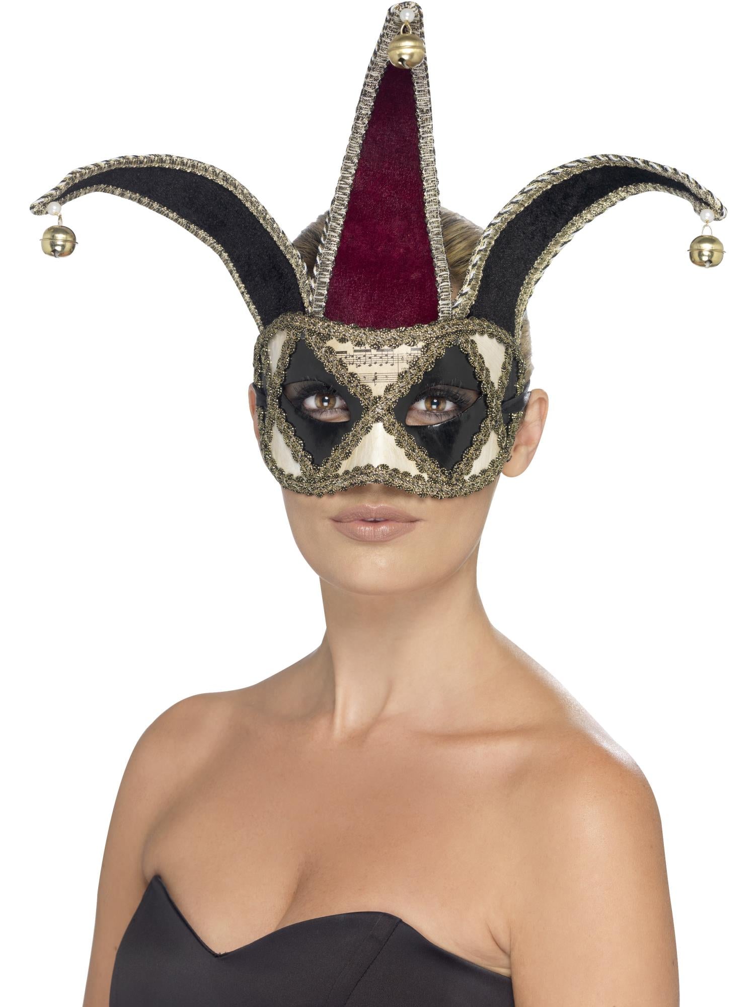 Gothic Venetian Harlequin Eyemask
