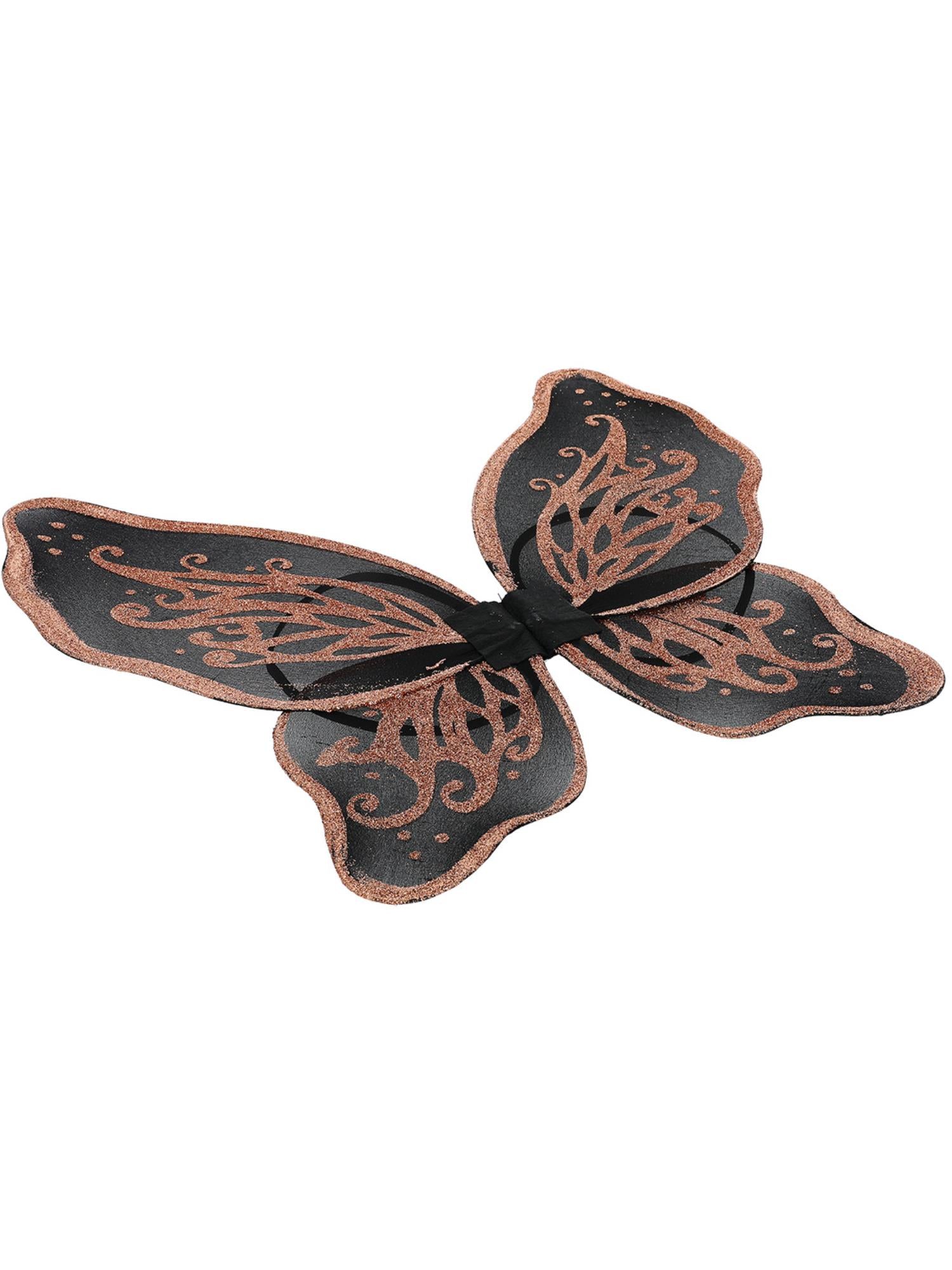 Dark Botanicals Butterfly Wings, Gold