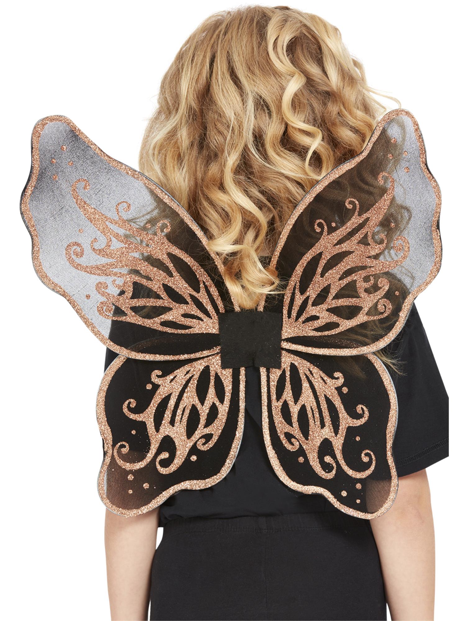Dark Botanicals Butterfly Wings, Gold