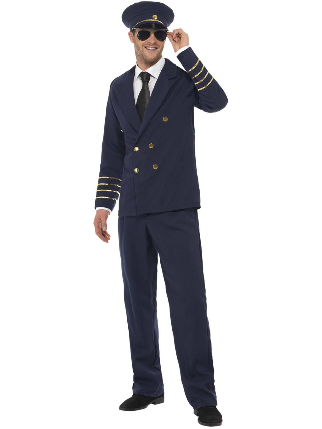 Pilot Costume With Hat (L)