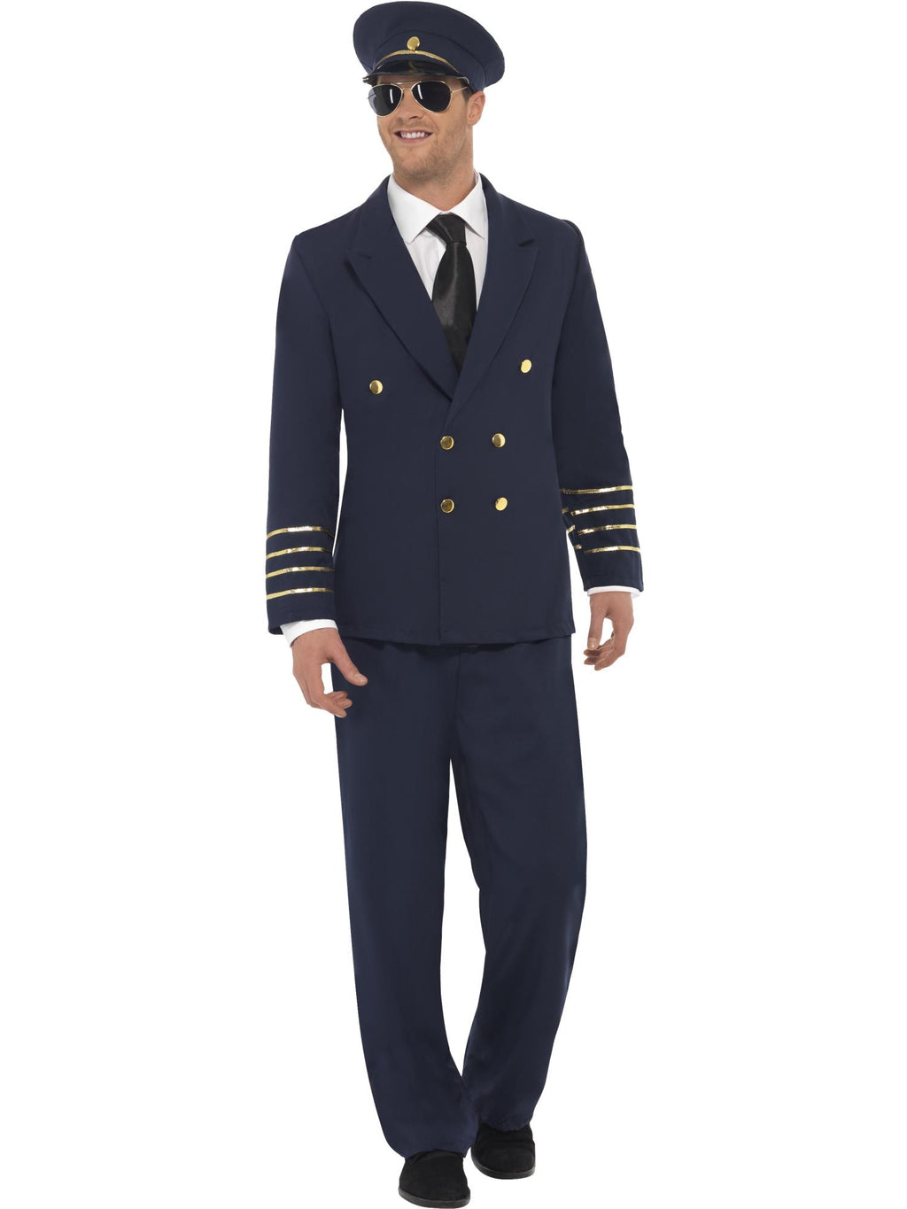 Pilot Costume With Hat (L)