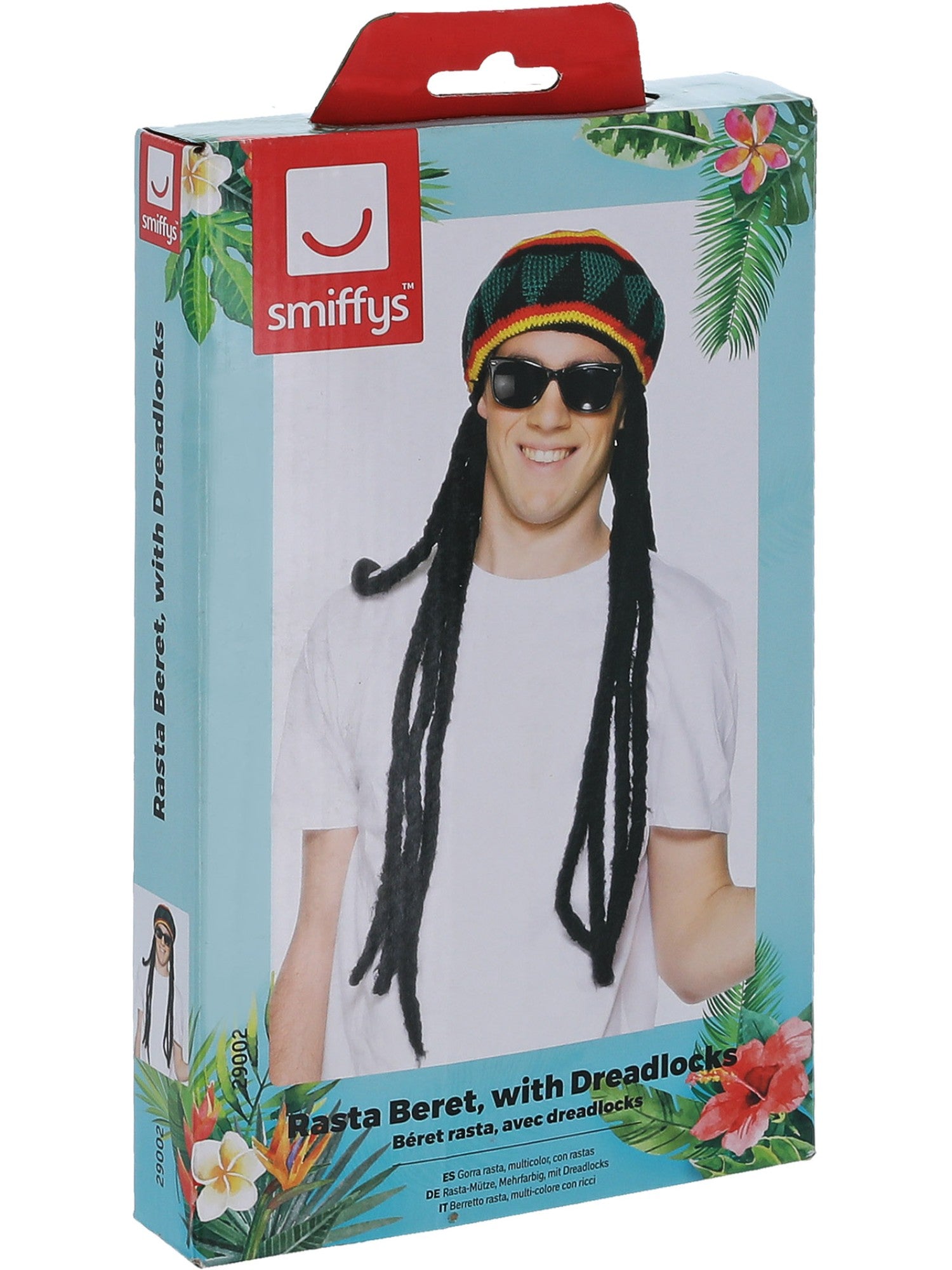 Rasta Beret w.real Dreadlocks