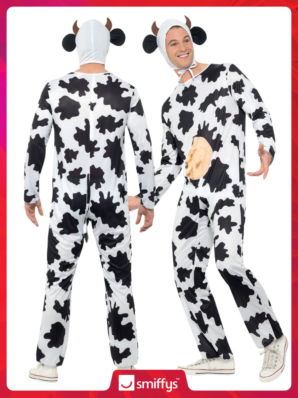 Smiffys Cow Costume with Jumpsuit - 29115