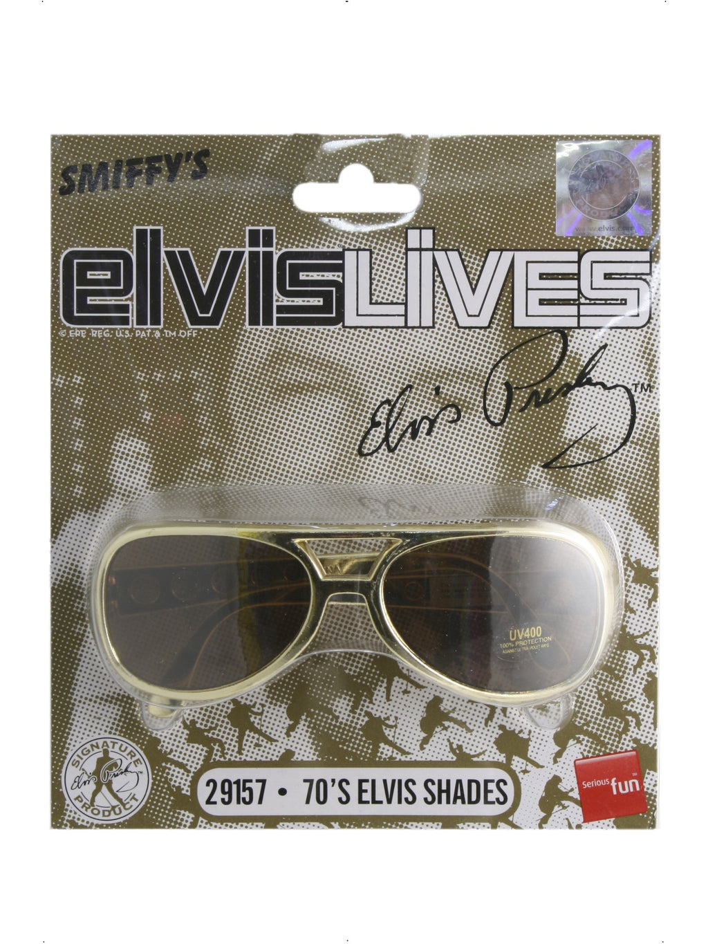 Elvis Glasses Gold