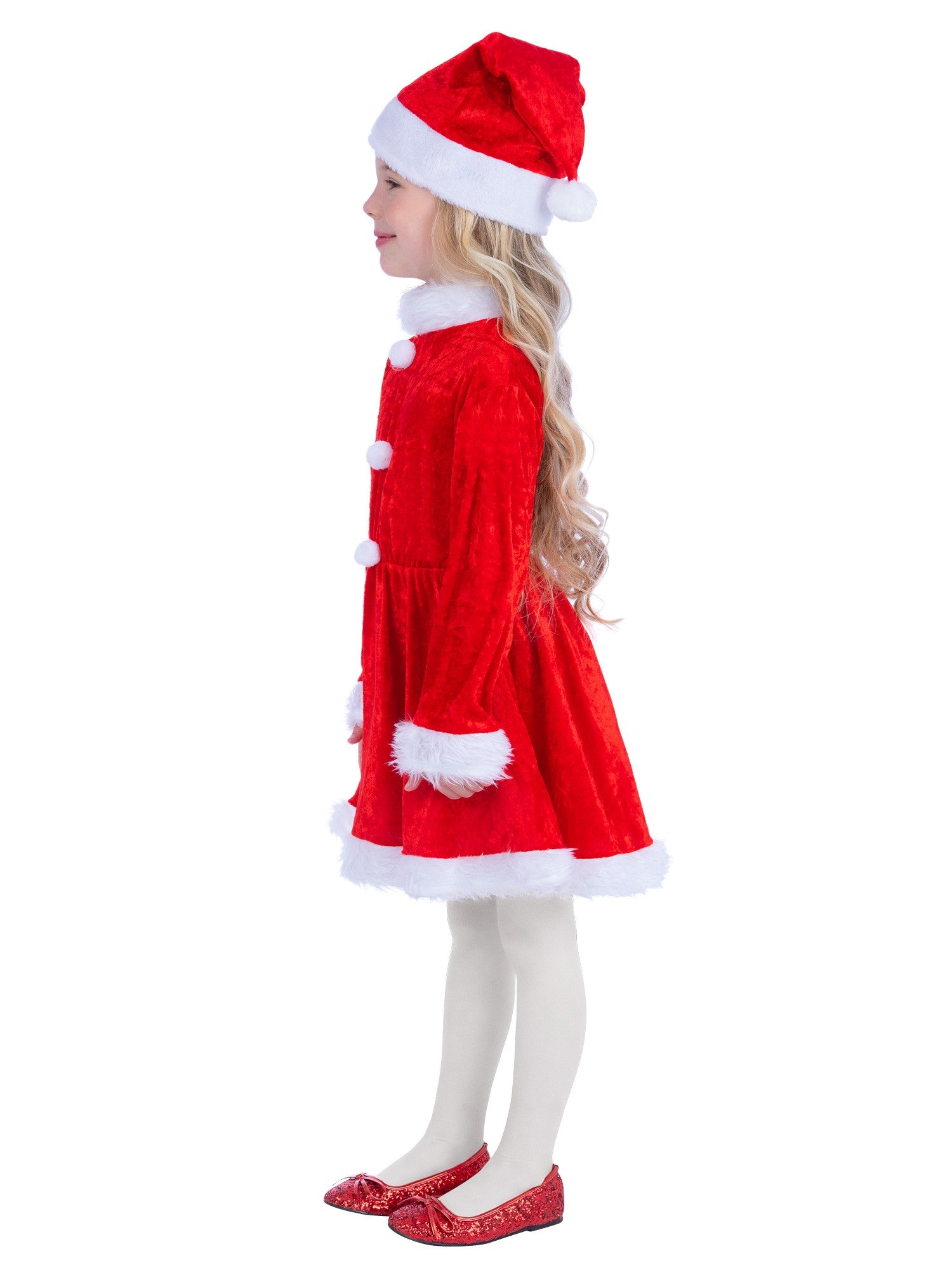 Santa Girls Child Costume