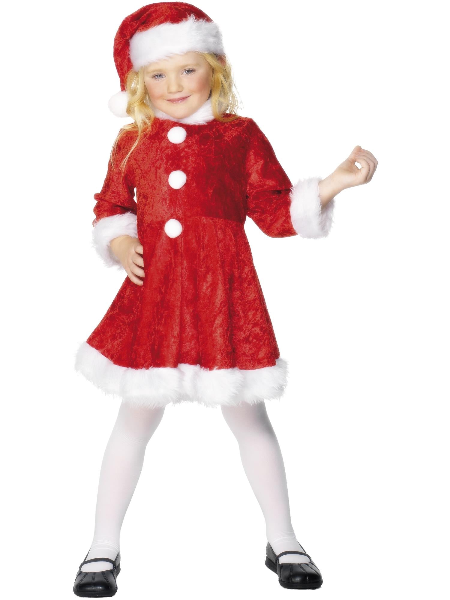Santa Girls Child Costume