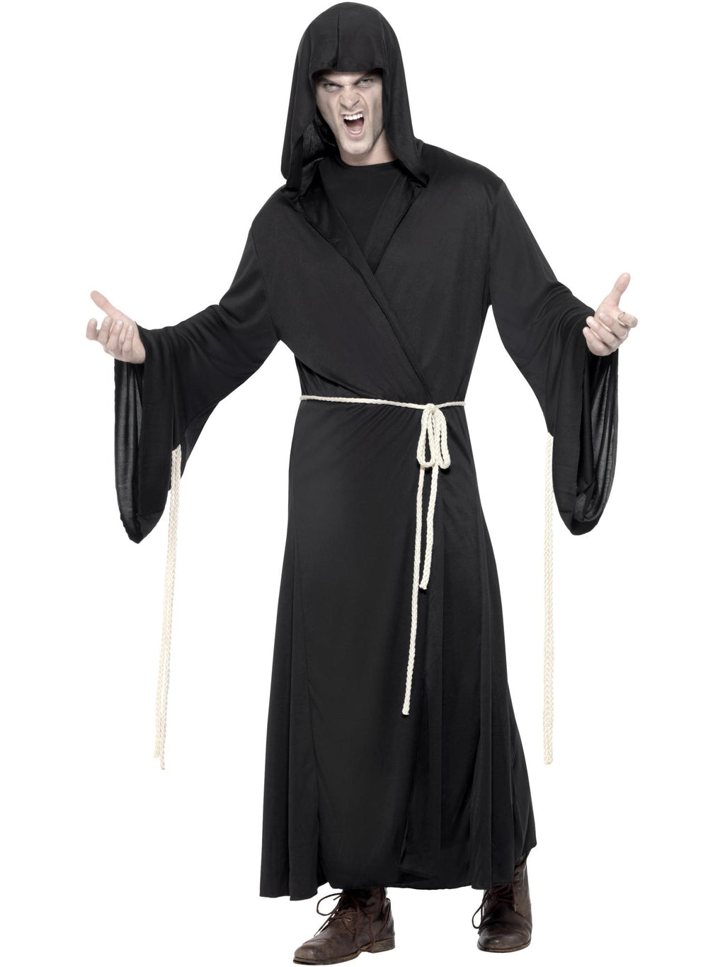 Smiffys Grim Reaper Costume, Black - 29367