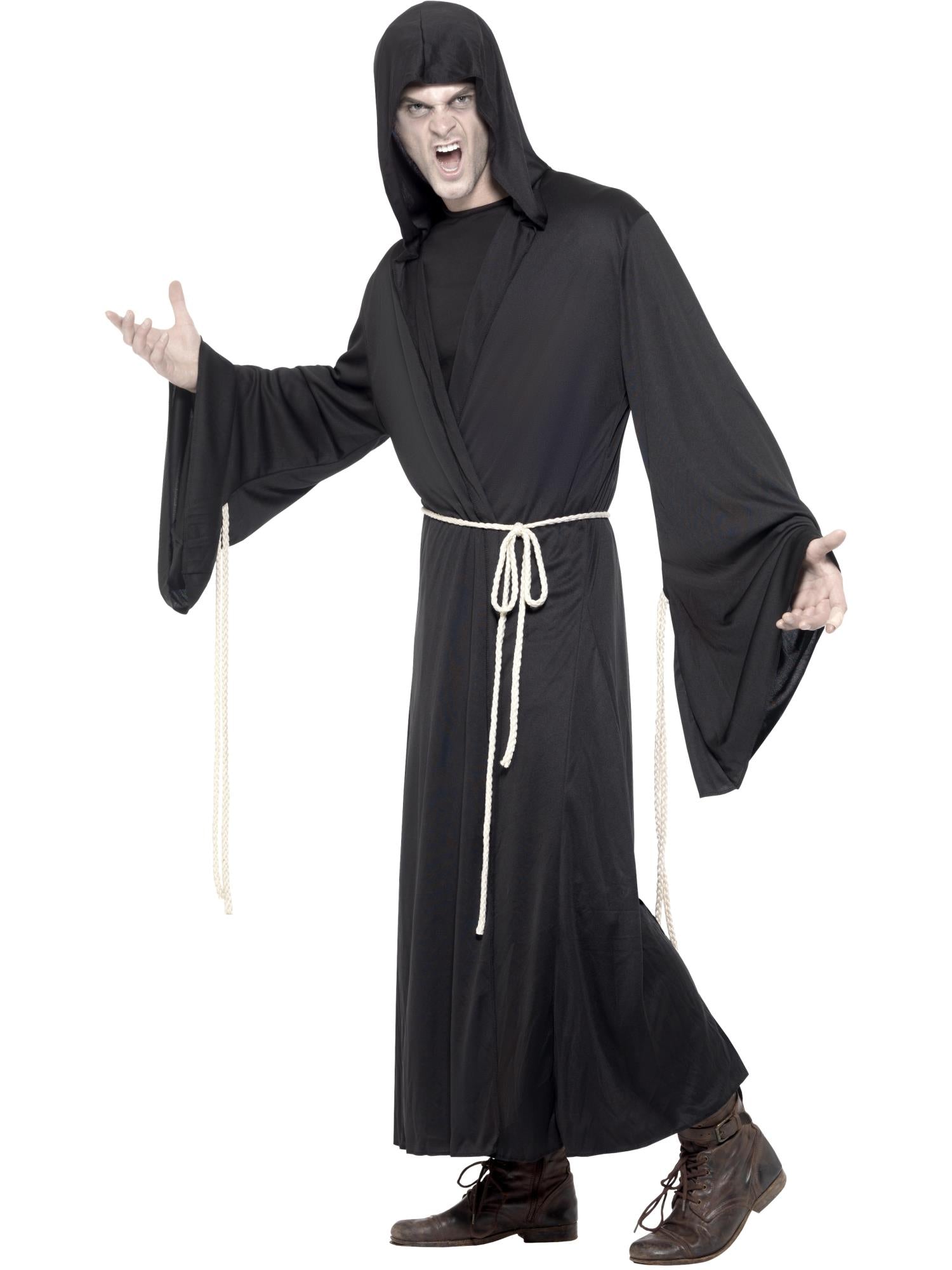 Smiffys Grim Reaper Costume, Black - 29367