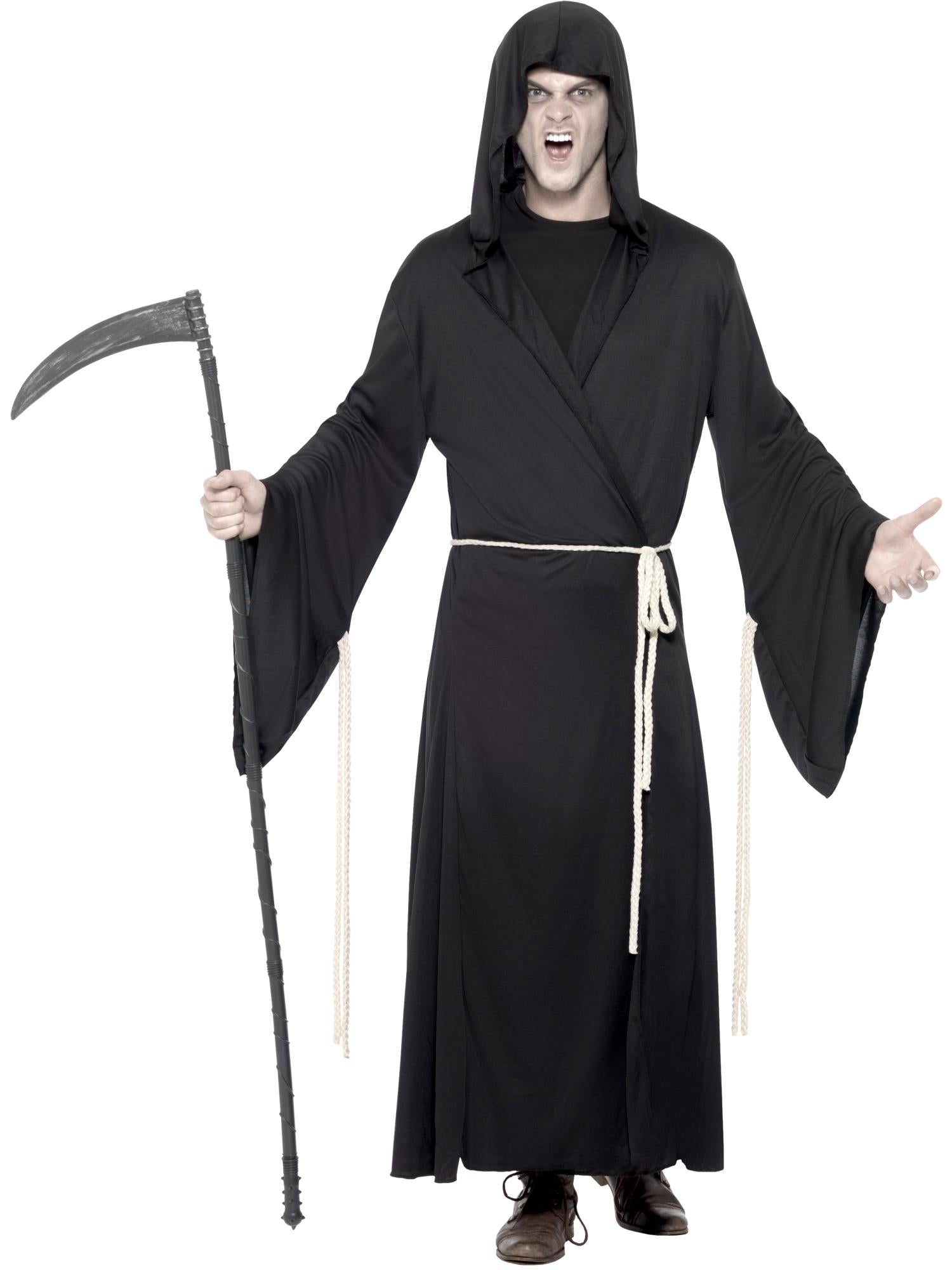 Smiffys Grim Reaper Costume, Black - 29367