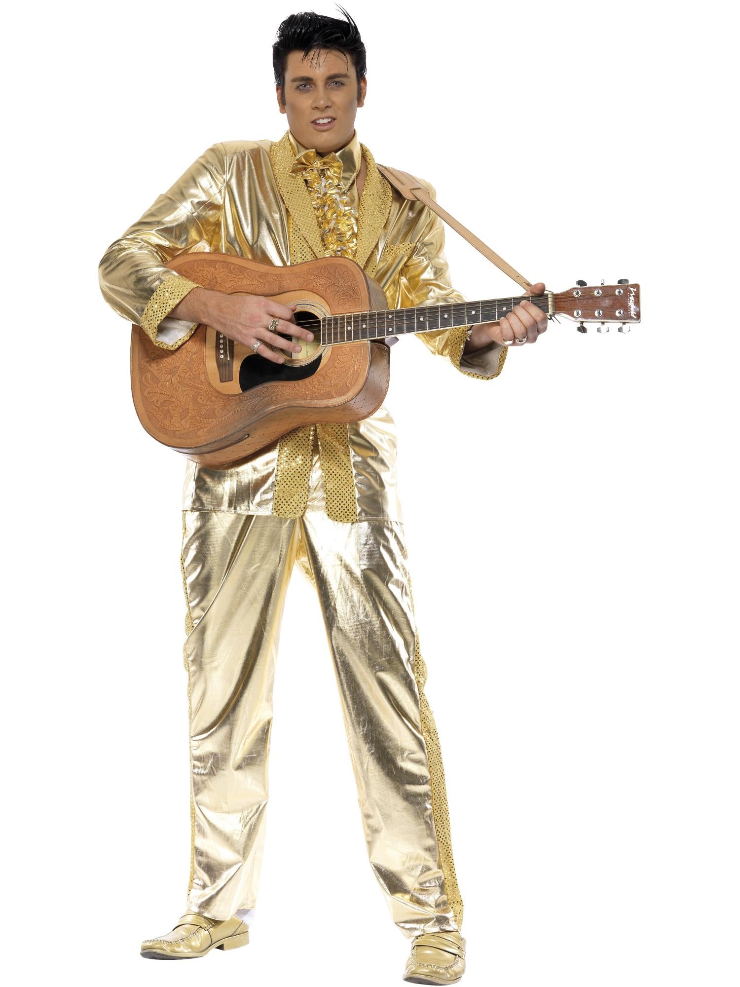 Smiffys Elvis Costume, Gold - 29394
