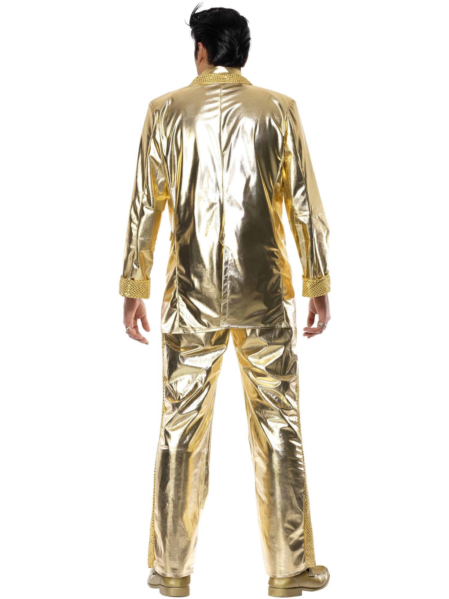 Smiffys Elvis Costume, Gold - 29394