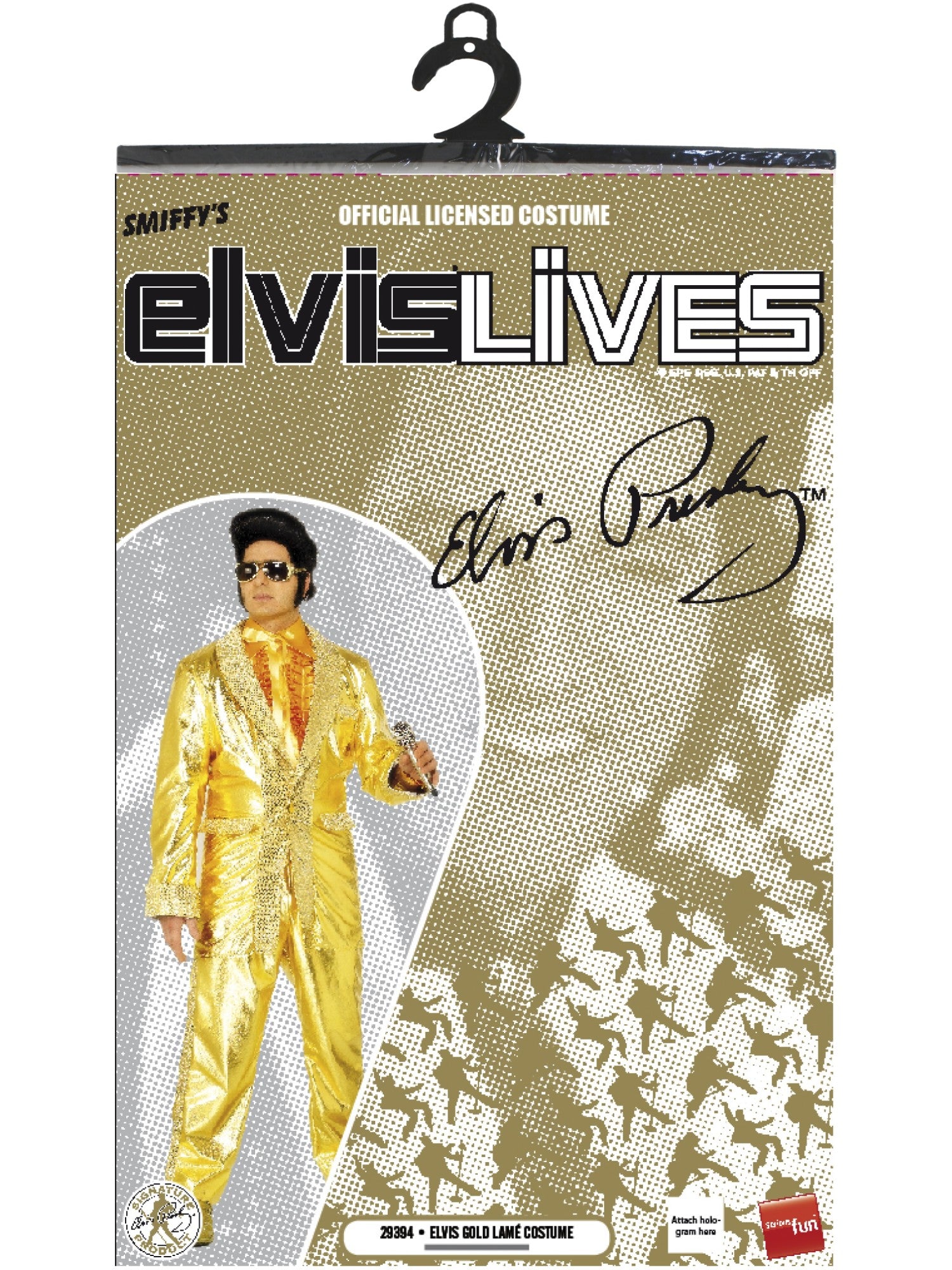 Smiffys Elvis Costume, Gold - 29394