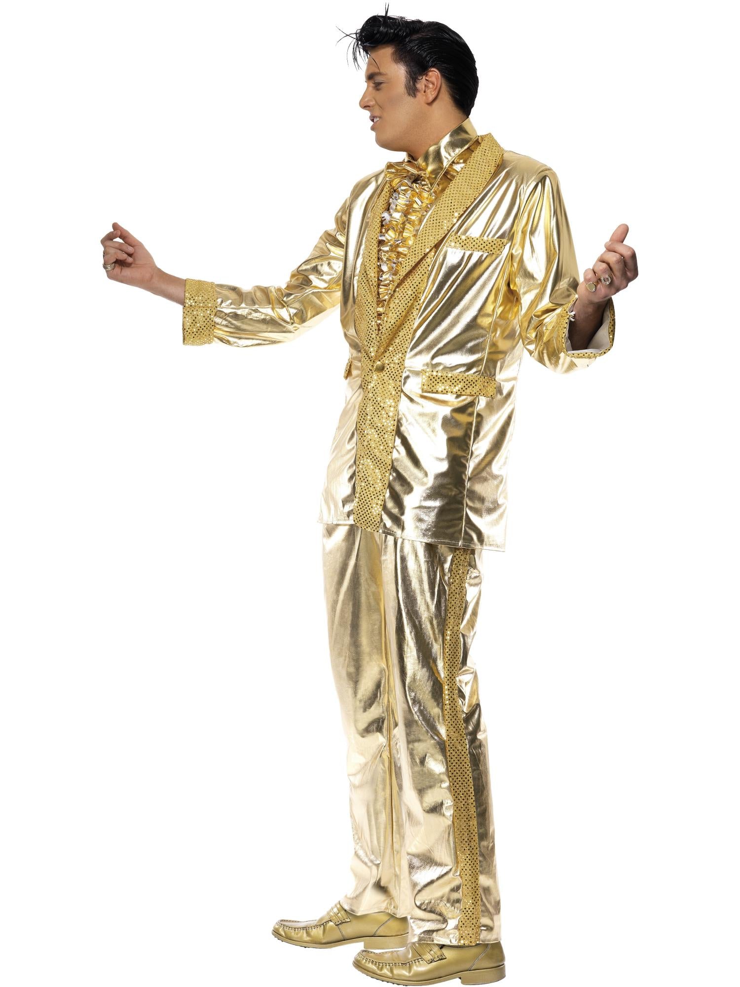 Smiffys Elvis Costume, Gold - 29394
