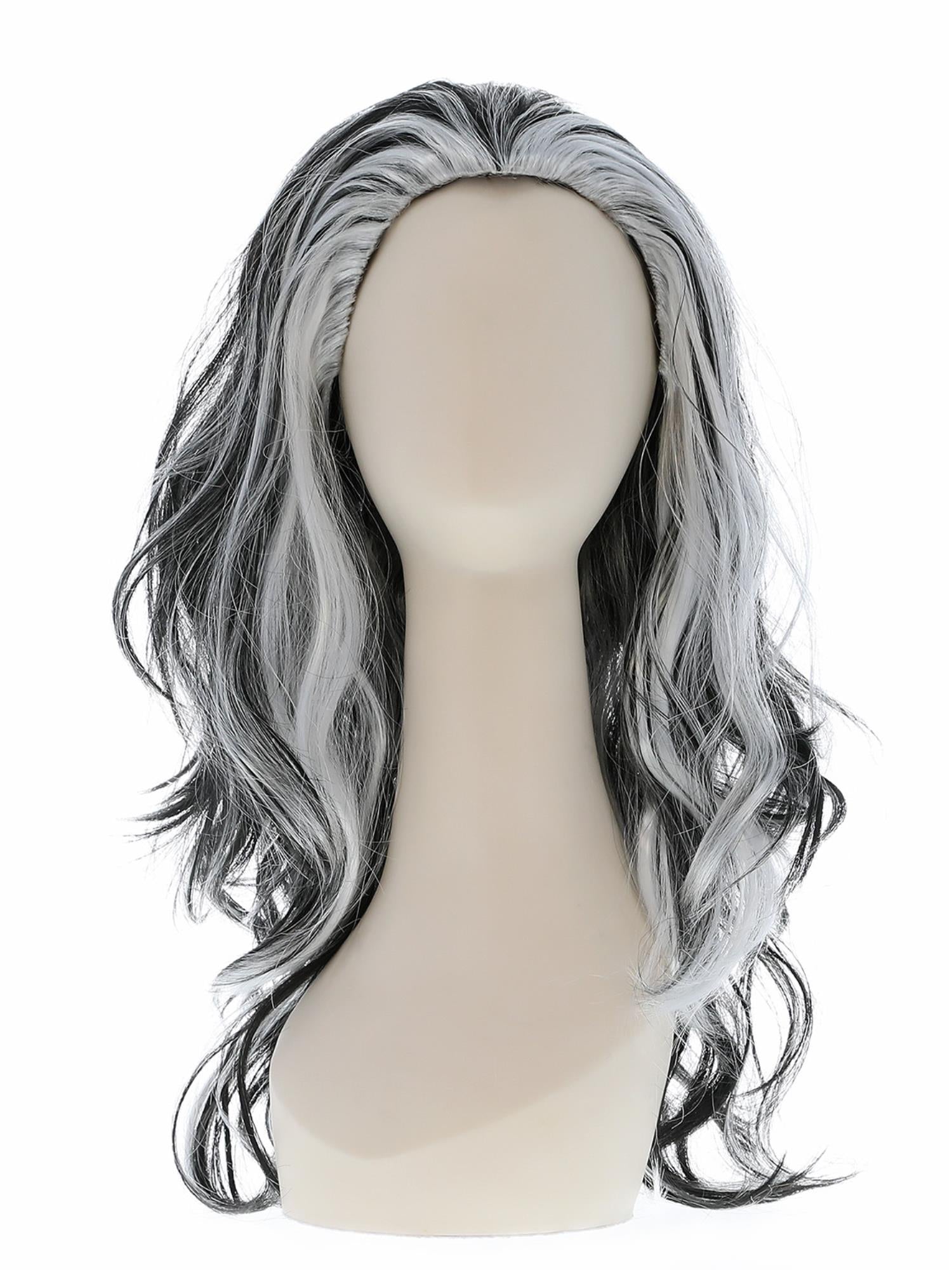 Black and White Gothic Vampire Wig