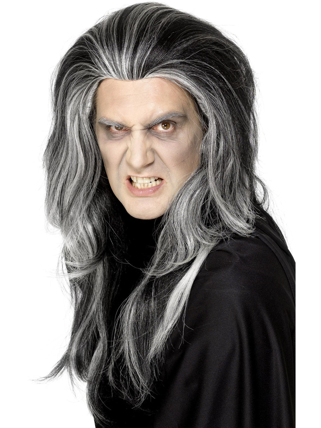 Black and White Gothic Vampire Wig