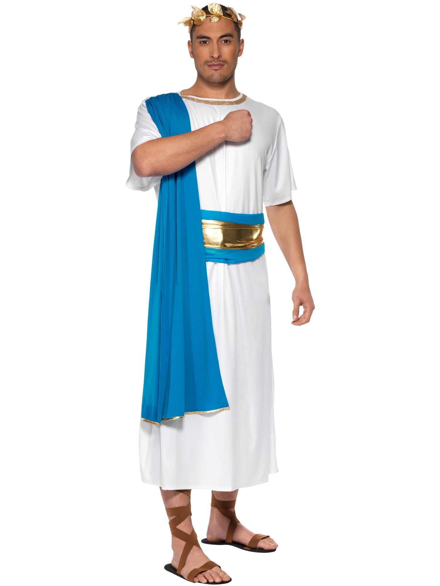 Smiffys Roman Senator Costume, Blue - 30644