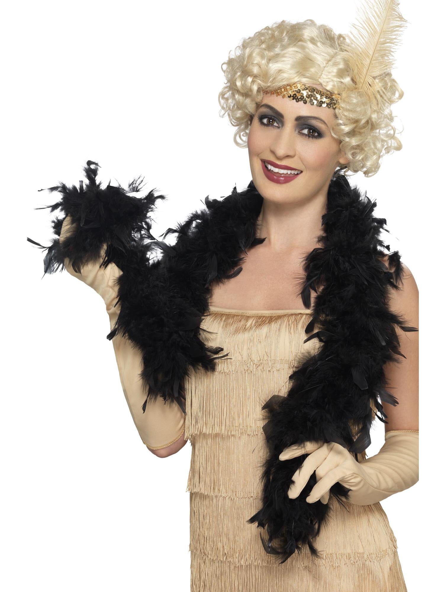 Feather Boa Black 50g