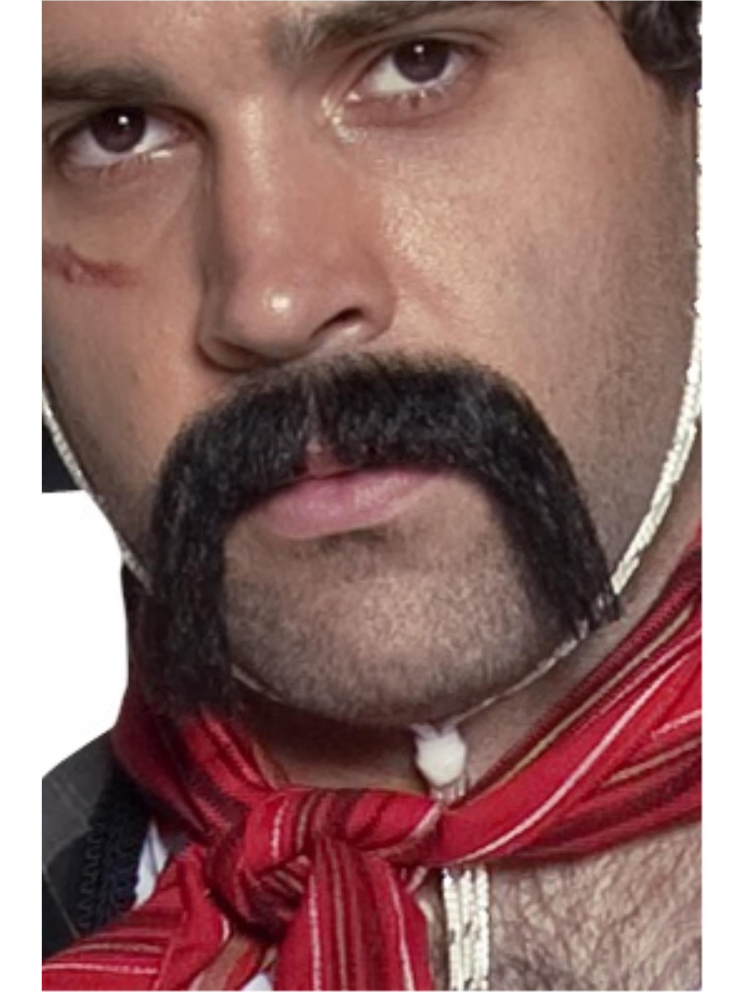 Smiffys Authentic Western Mexican Handlebar Moustache - 31130