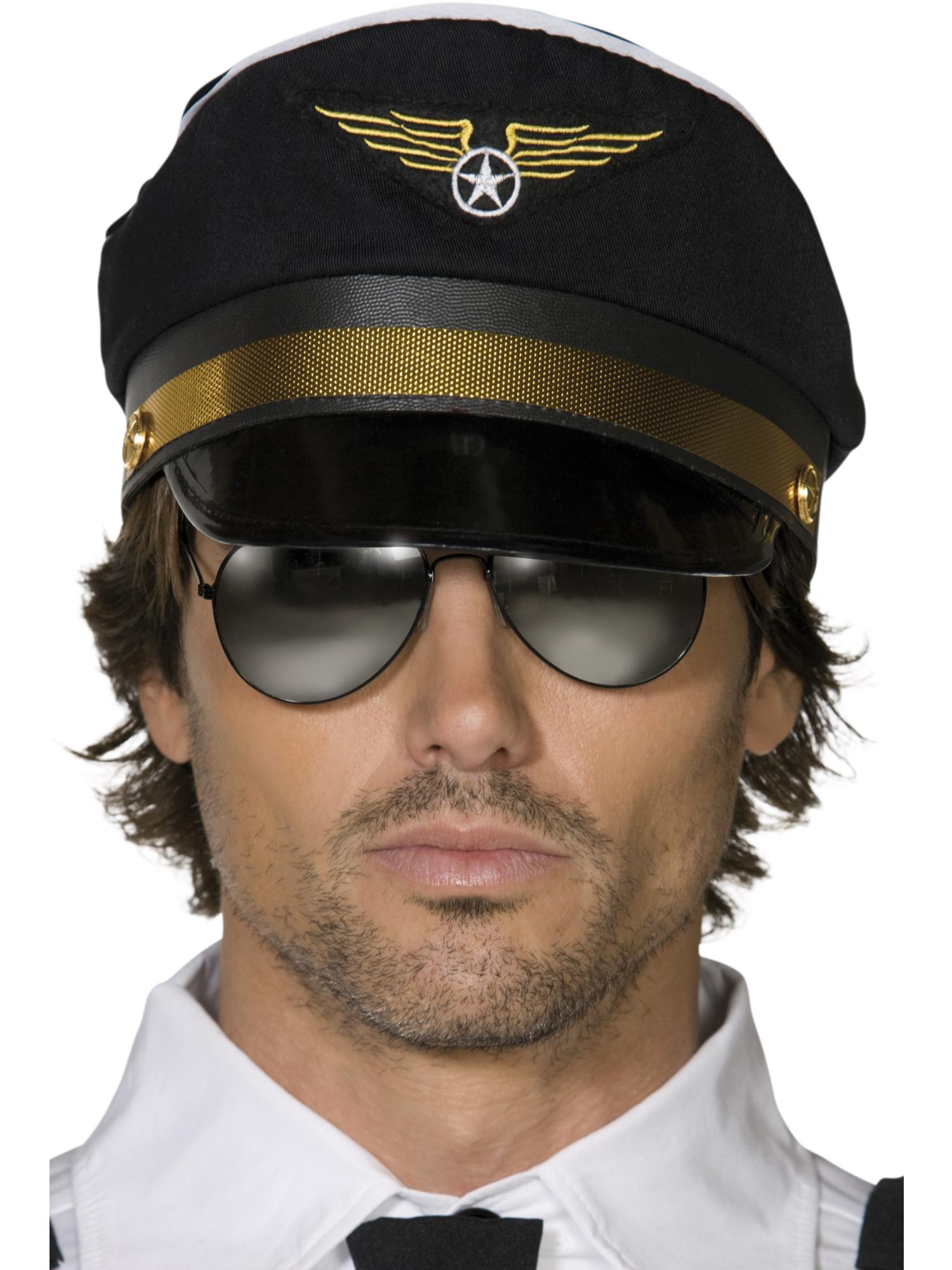 Pilot hat Black smiffys