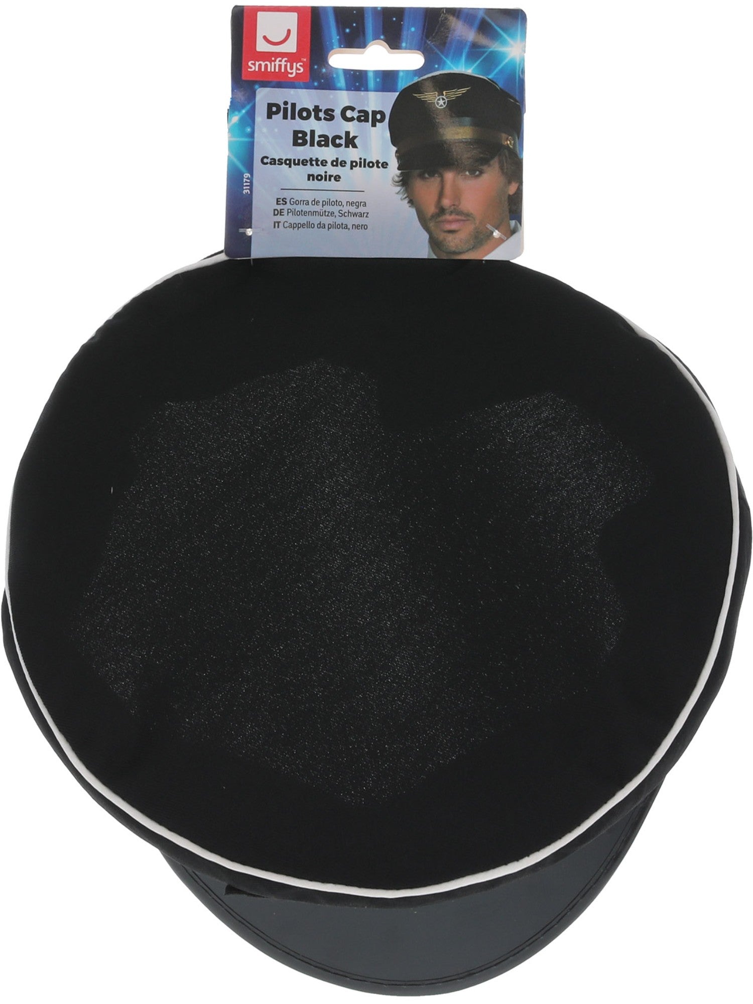 Pilot hat Black smiffys
