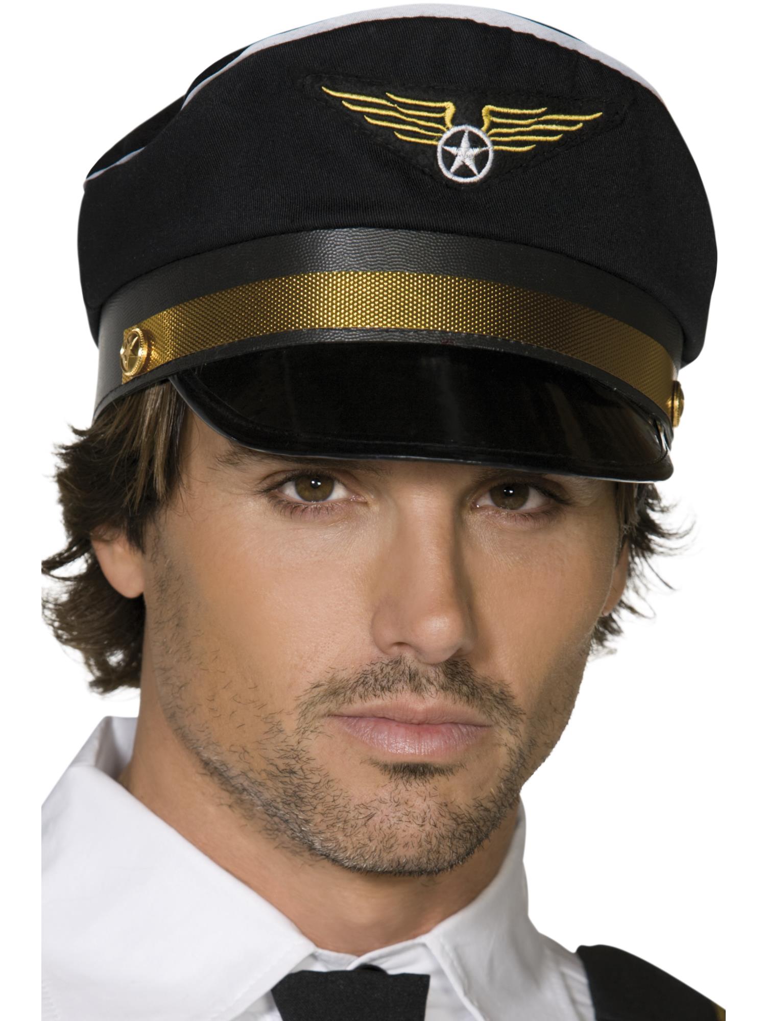Pilot hat Black smiffys