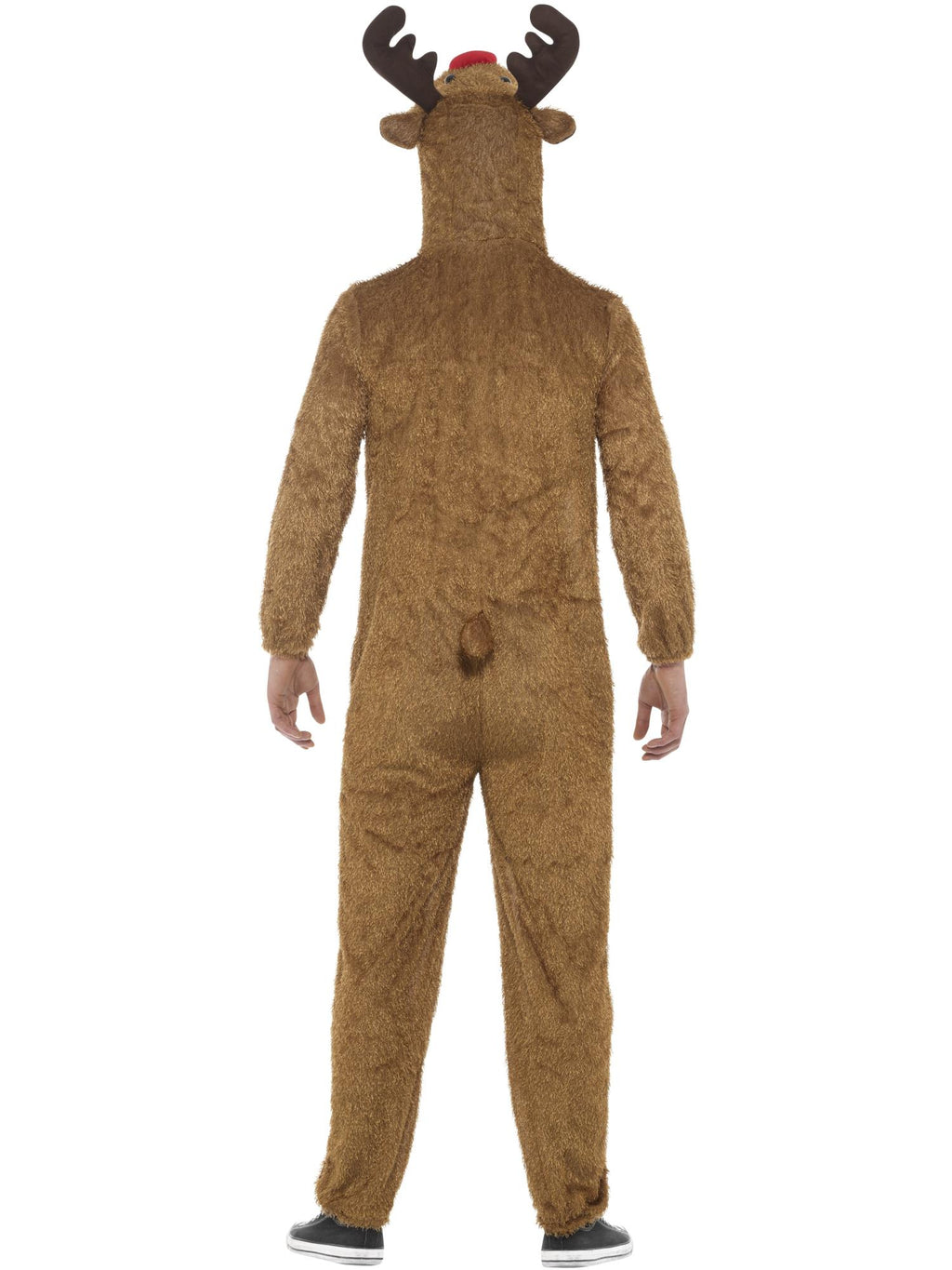 Smiffys Reindeer Costume, Brown, with Hooded Jumpsuit - 31668