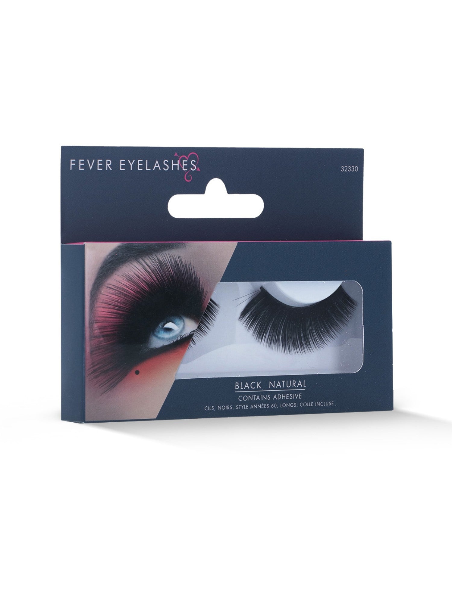 Eyelashes, Black, 60s Style