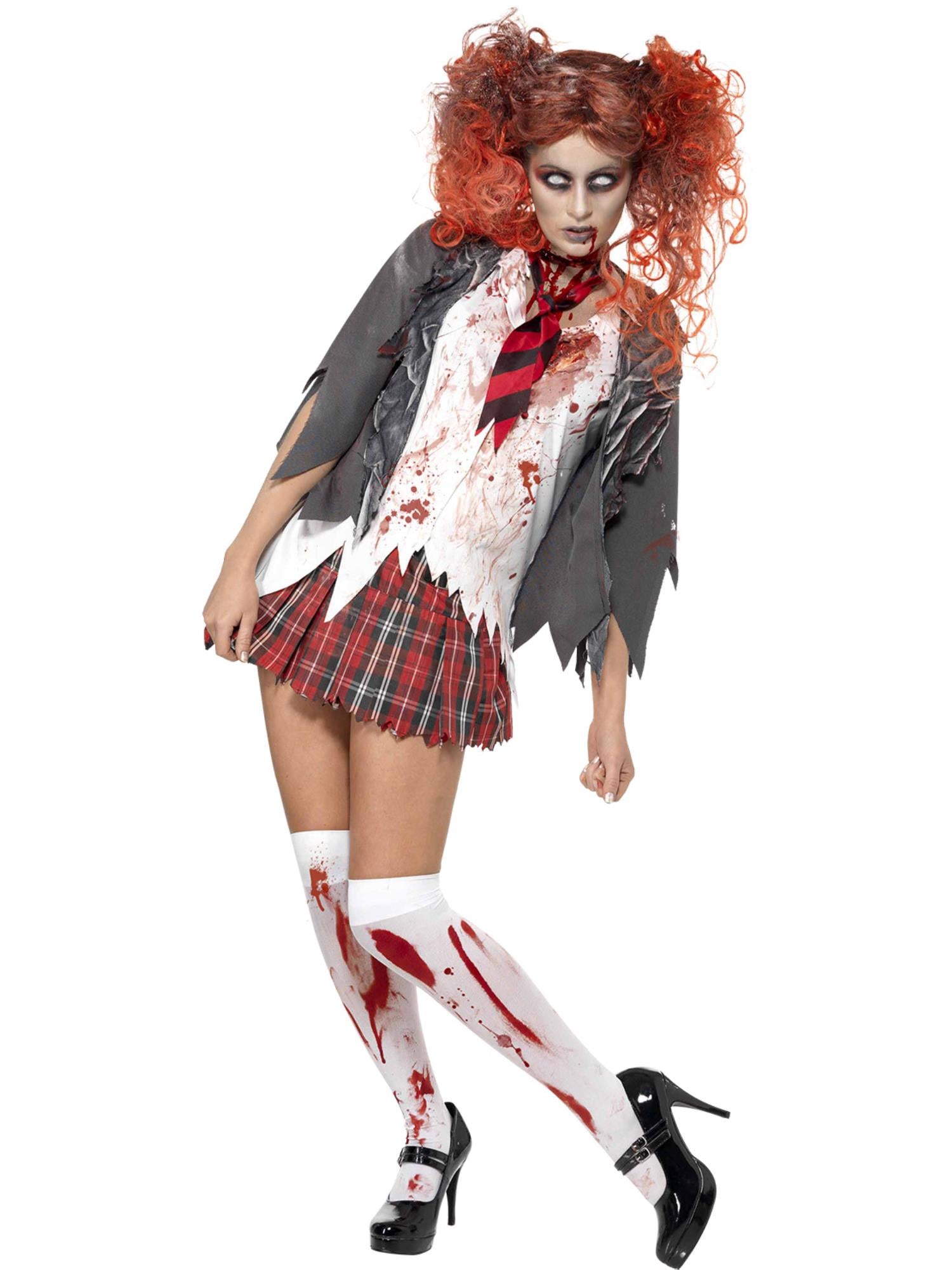 Zombie Schoolgirl Costume