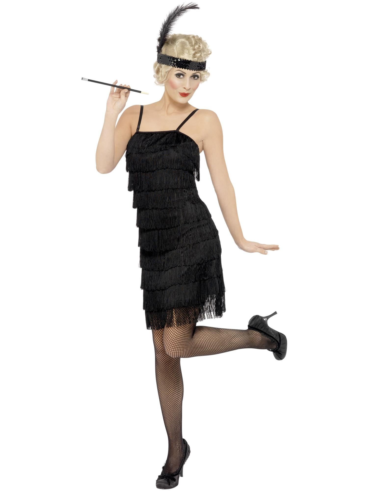 Flapper Costume Deluxe with Fringe
