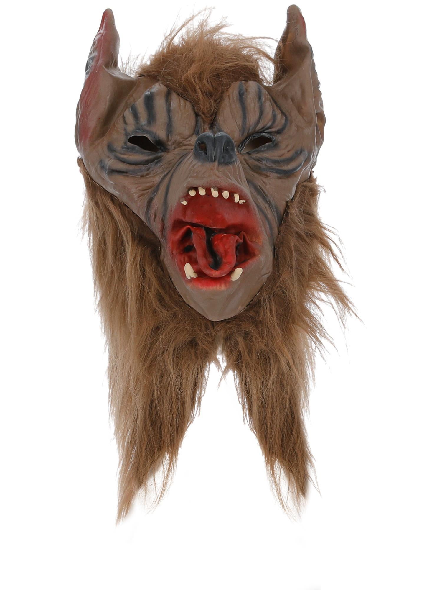 Wolf Mask Brown Overhead