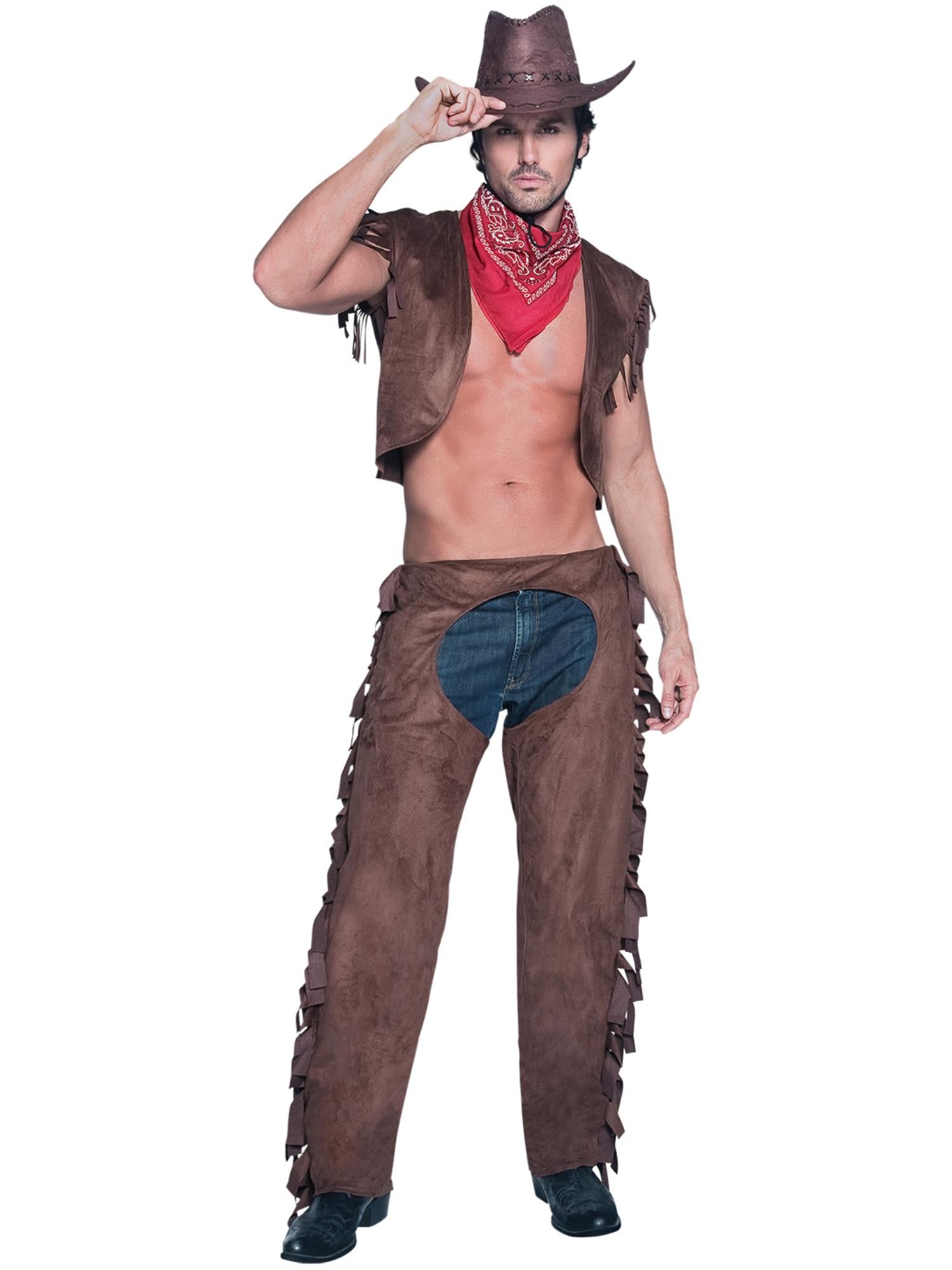 Smiffys Fever Male Ride Em High Cowboy Costume - 34105