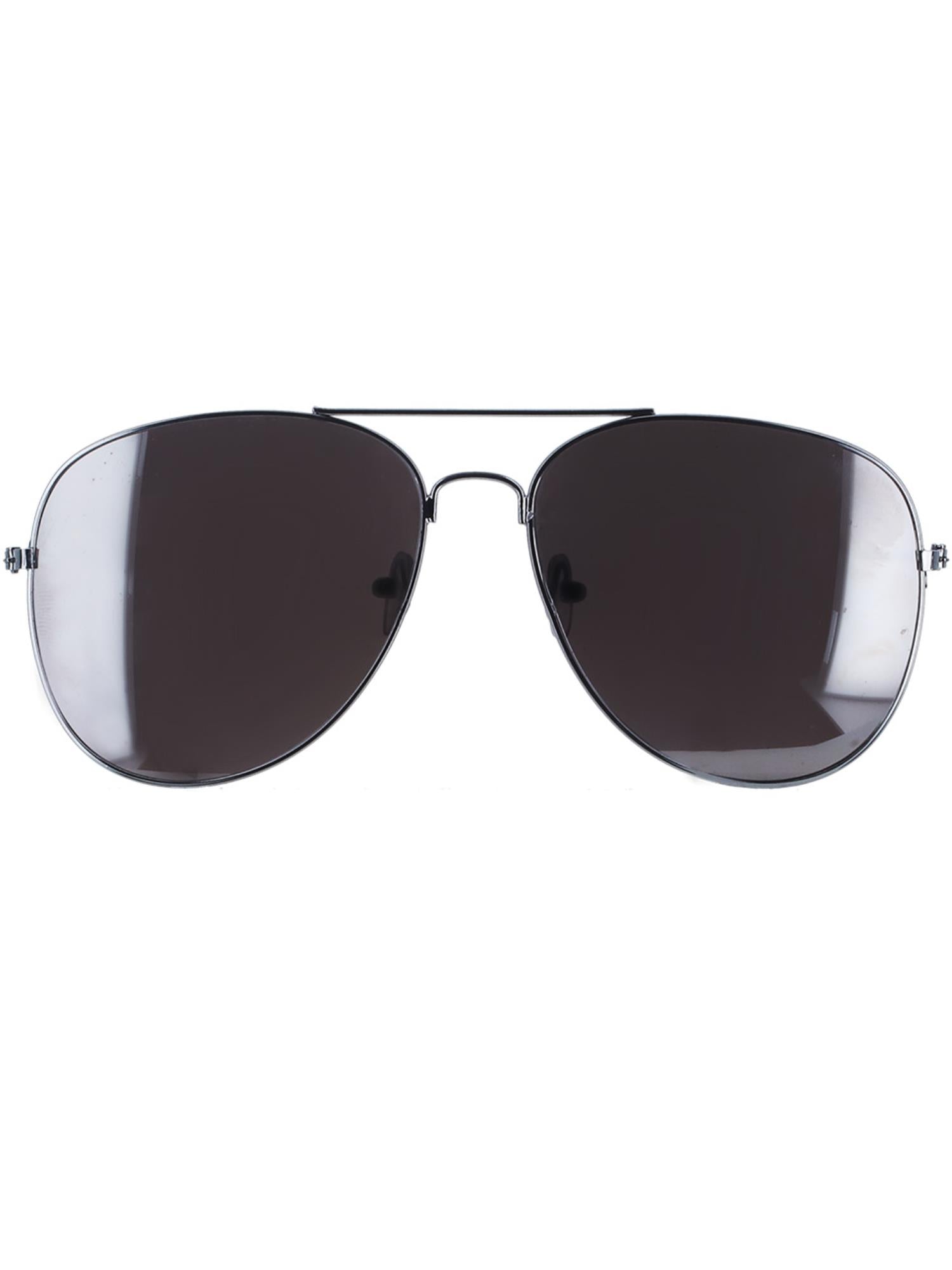 Aviator specs silver smiffys