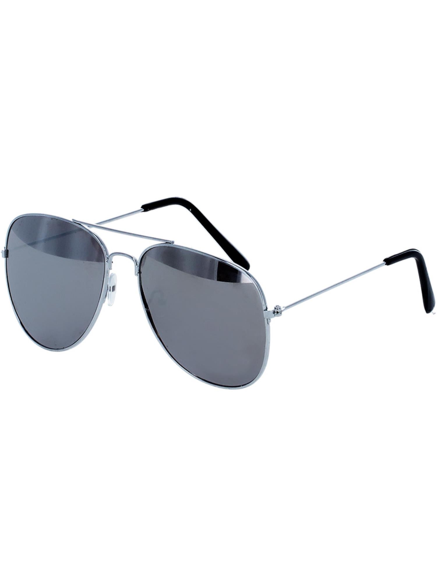 Aviator specs silver smiffys
