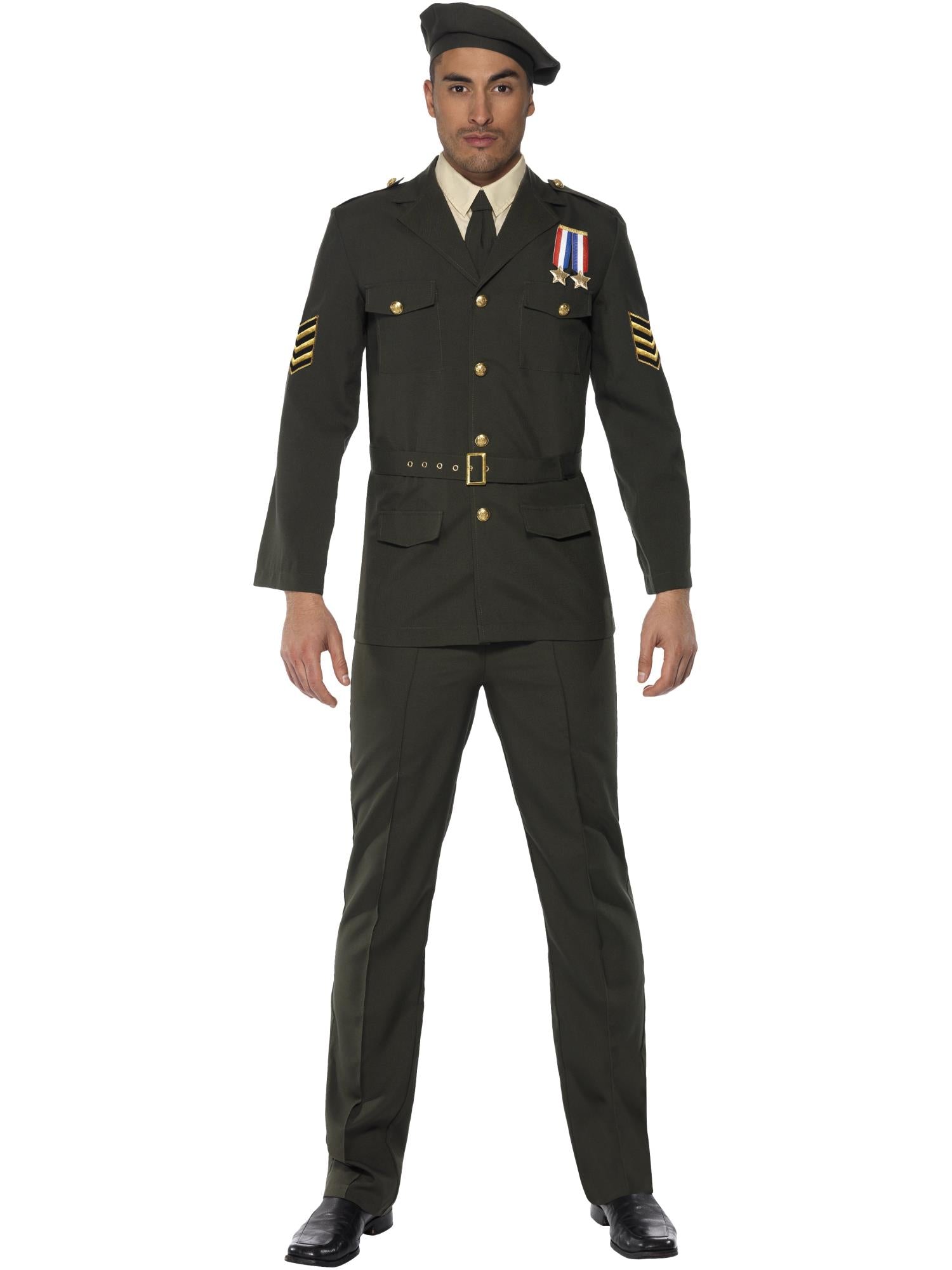 Mens Wartime Officer Costume
