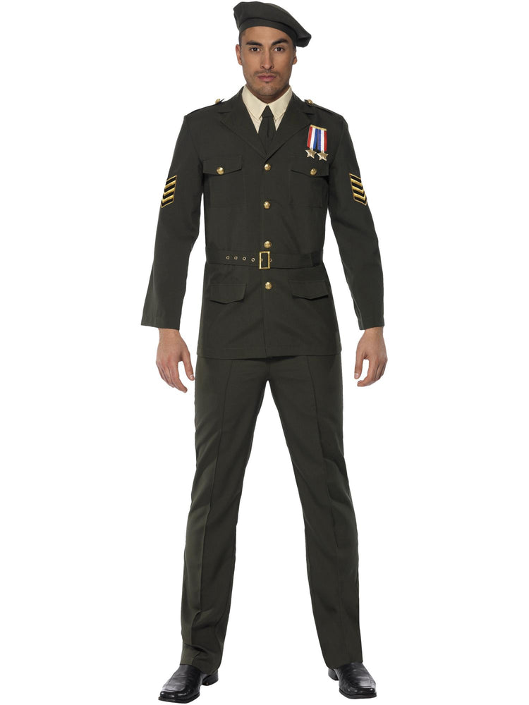 Mens Wartime Officer Costume