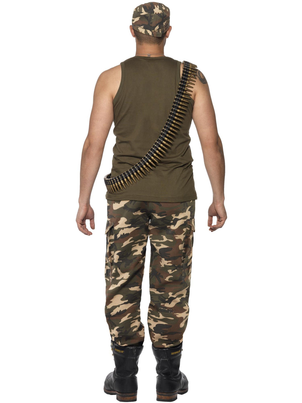 Smiffys Khaki Camo Deluxe Costume, Male - 35462