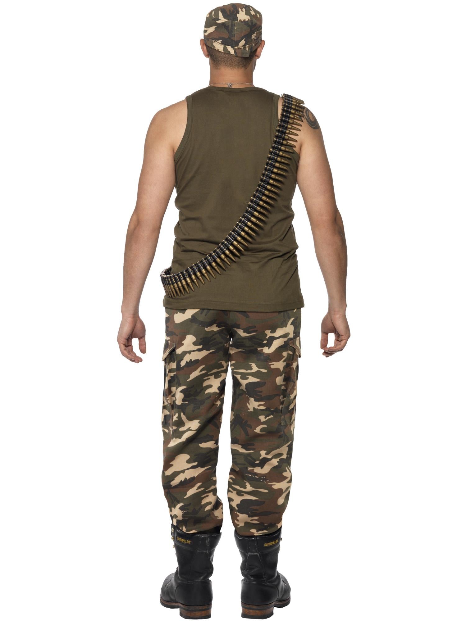 Smiffys Khaki Camo Deluxe Costume, Male - 35462